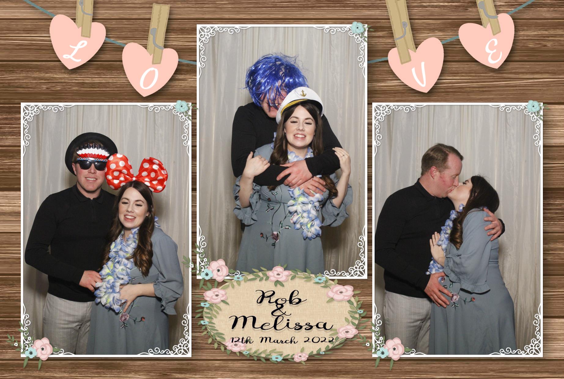 Rob and Melissa's Wedding  | View more photos from the event at gallery.myphotoboothexperience.co.uk/u/MyPhotoBoothExperienceLtd/Rob-and-Melissas-Wedding