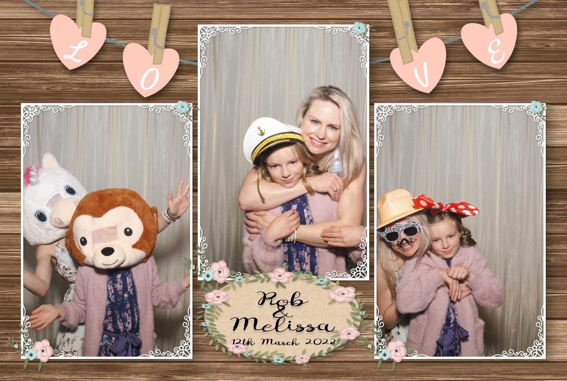 Rob and Melissa's Wedding  | View more photos from the event at gallery.myphotoboothexperience.co.uk/u/MyPhotoBoothExperienceLtd/Rob-and-Melissas-Wedding