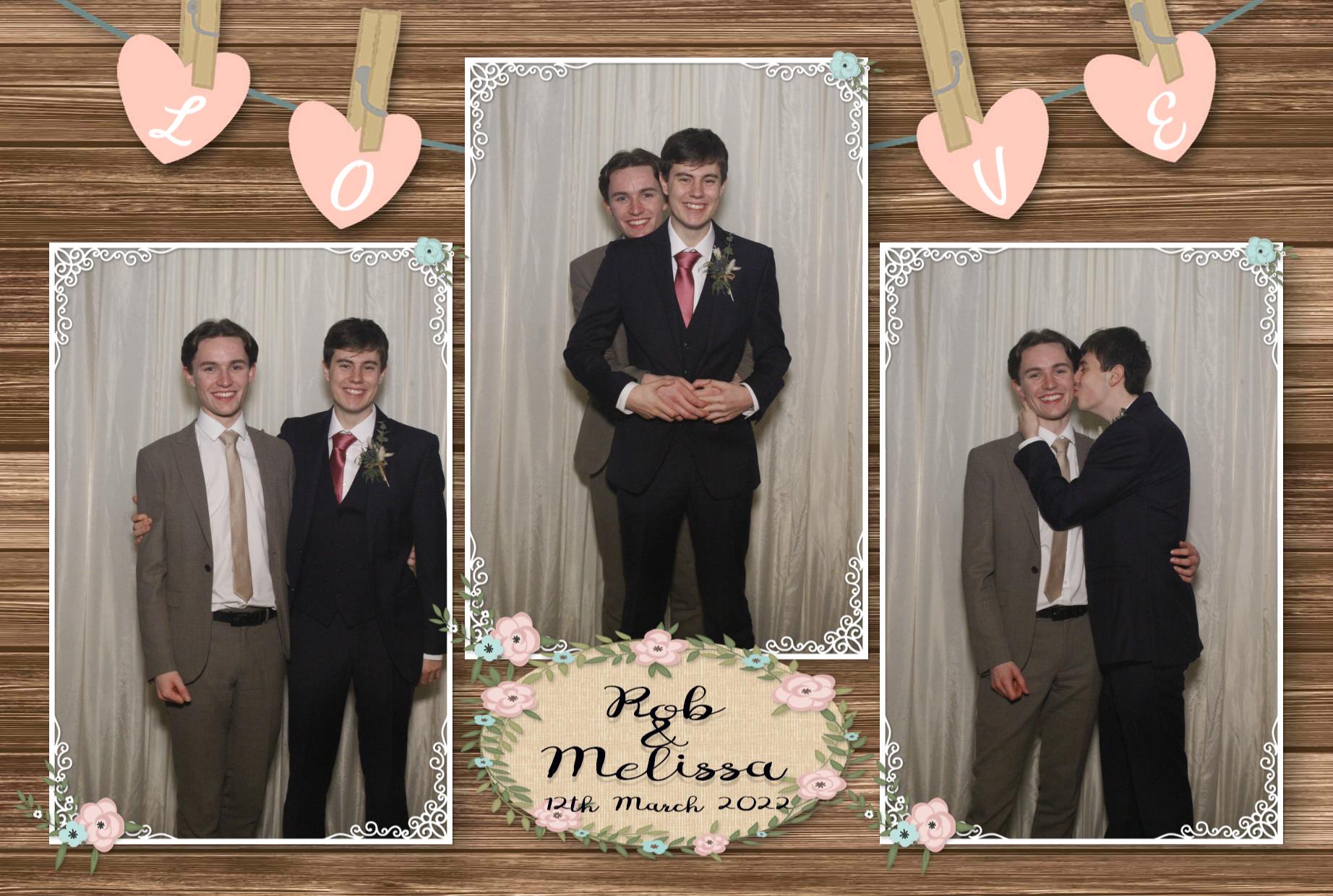Rob and Melissa's Wedding  | View more photos from the event at gallery.myphotoboothexperience.co.uk/u/MyPhotoBoothExperienceLtd/Rob-and-Melissas-Wedding