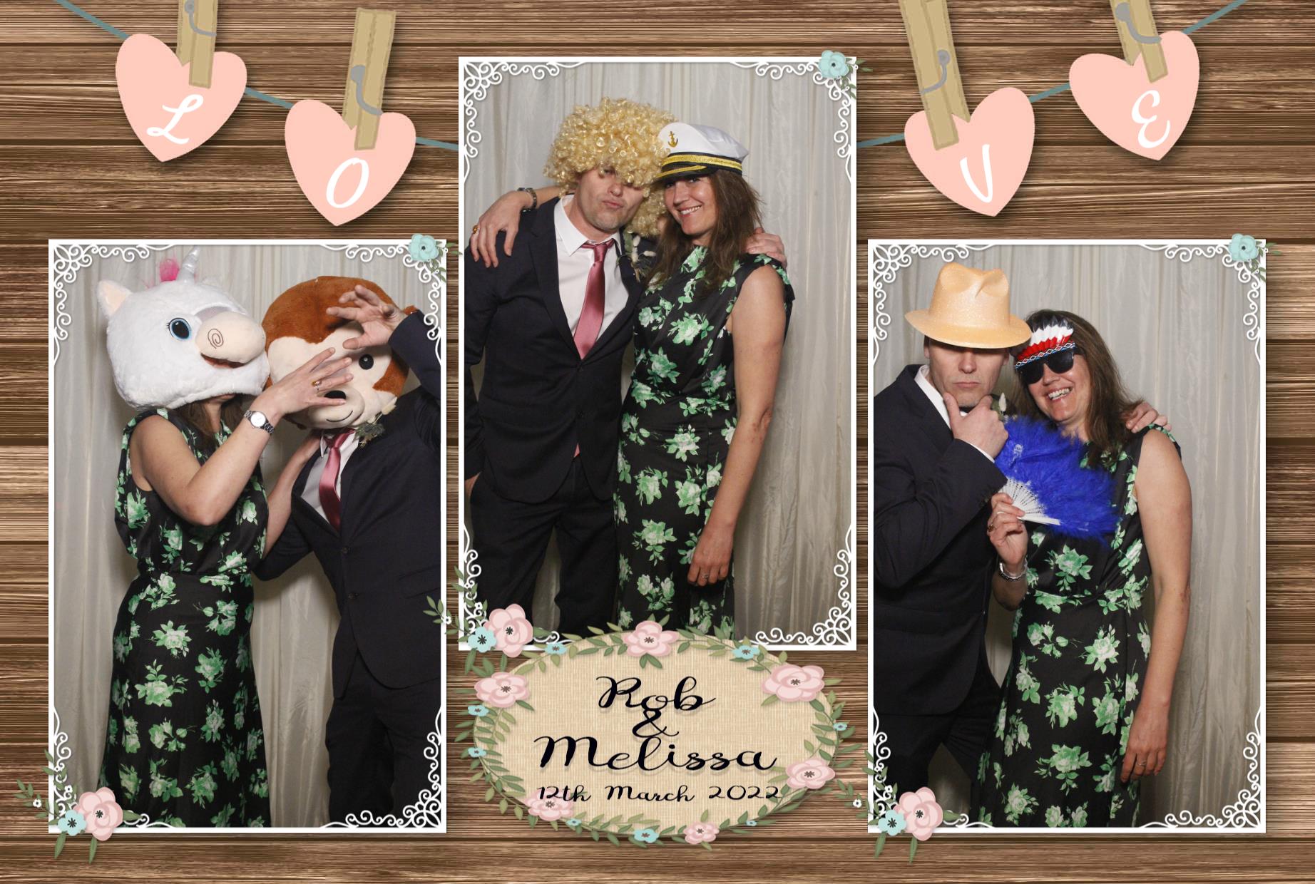 Rob and Melissa's Wedding  | View more photos from the event at gallery.myphotoboothexperience.co.uk/u/MyPhotoBoothExperienceLtd/Rob-and-Melissas-Wedding
