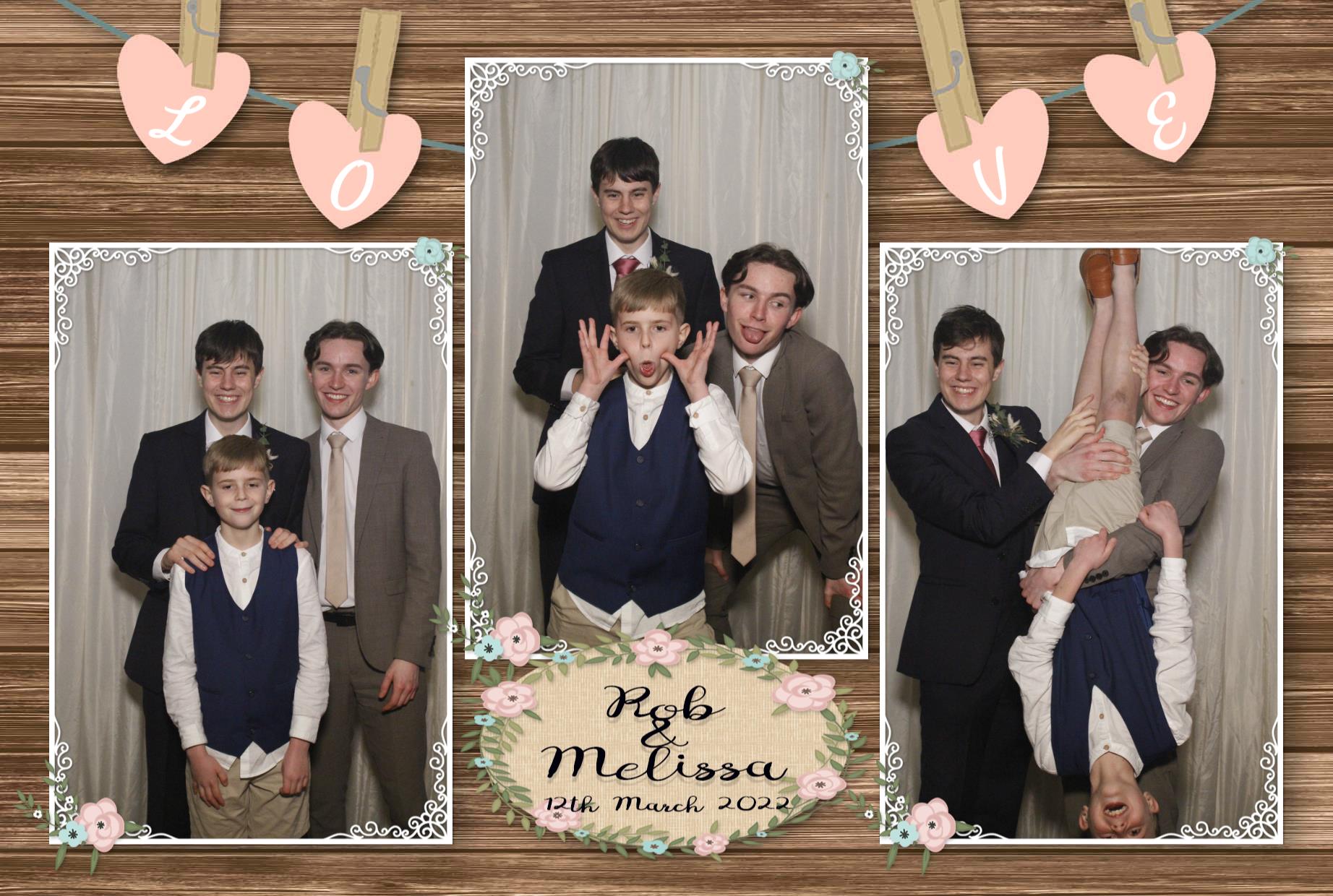 Rob and Melissa's Wedding  | View more photos from the event at gallery.myphotoboothexperience.co.uk/u/MyPhotoBoothExperienceLtd/Rob-and-Melissas-Wedding