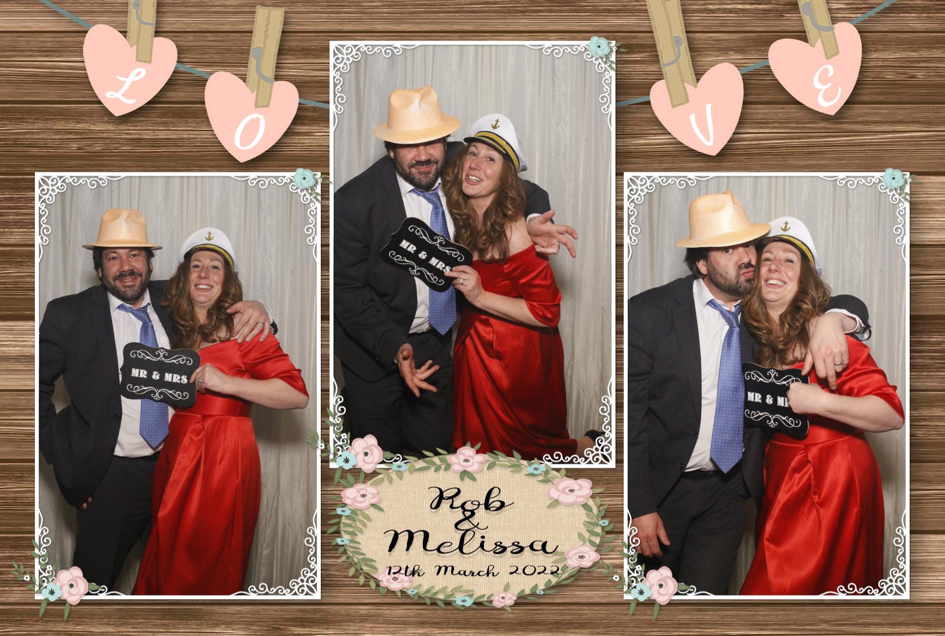 Rob and Melissa's Wedding  | View more photos from the event at gallery.myphotoboothexperience.co.uk/u/MyPhotoBoothExperienceLtd/Rob-and-Melissas-Wedding