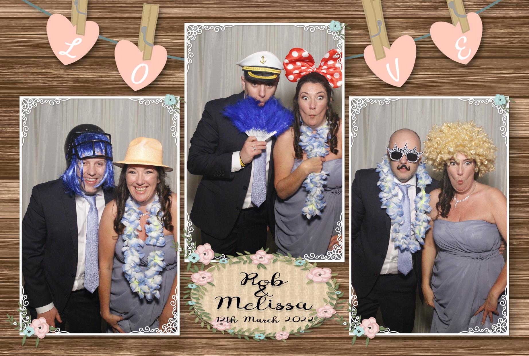 Rob and Melissa's Wedding  | View more photos from the event at gallery.myphotoboothexperience.co.uk/u/MyPhotoBoothExperienceLtd/Rob-and-Melissas-Wedding
