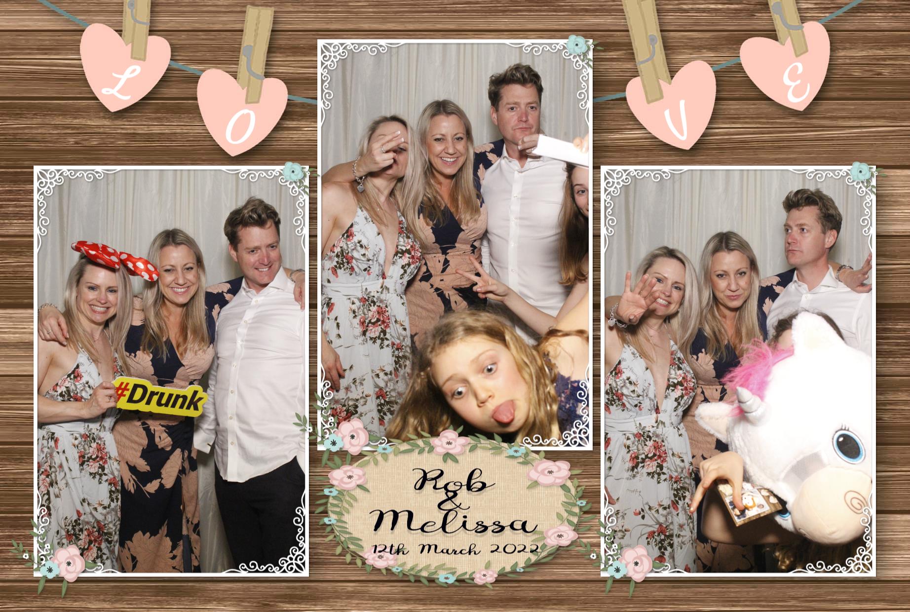 Rob and Melissa's Wedding  | View more photos from the event at gallery.myphotoboothexperience.co.uk/u/MyPhotoBoothExperienceLtd/Rob-and-Melissas-Wedding