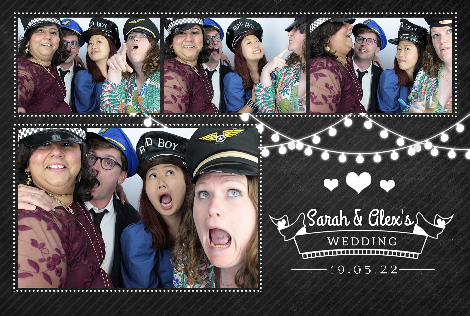 Sarah & Alex's Wedding  | View more photos from the event at gallery.myphotoboothexperience.co.uk/u/MyPhotoBoothExperienceLtd/Sarah-Alexs-Wedding