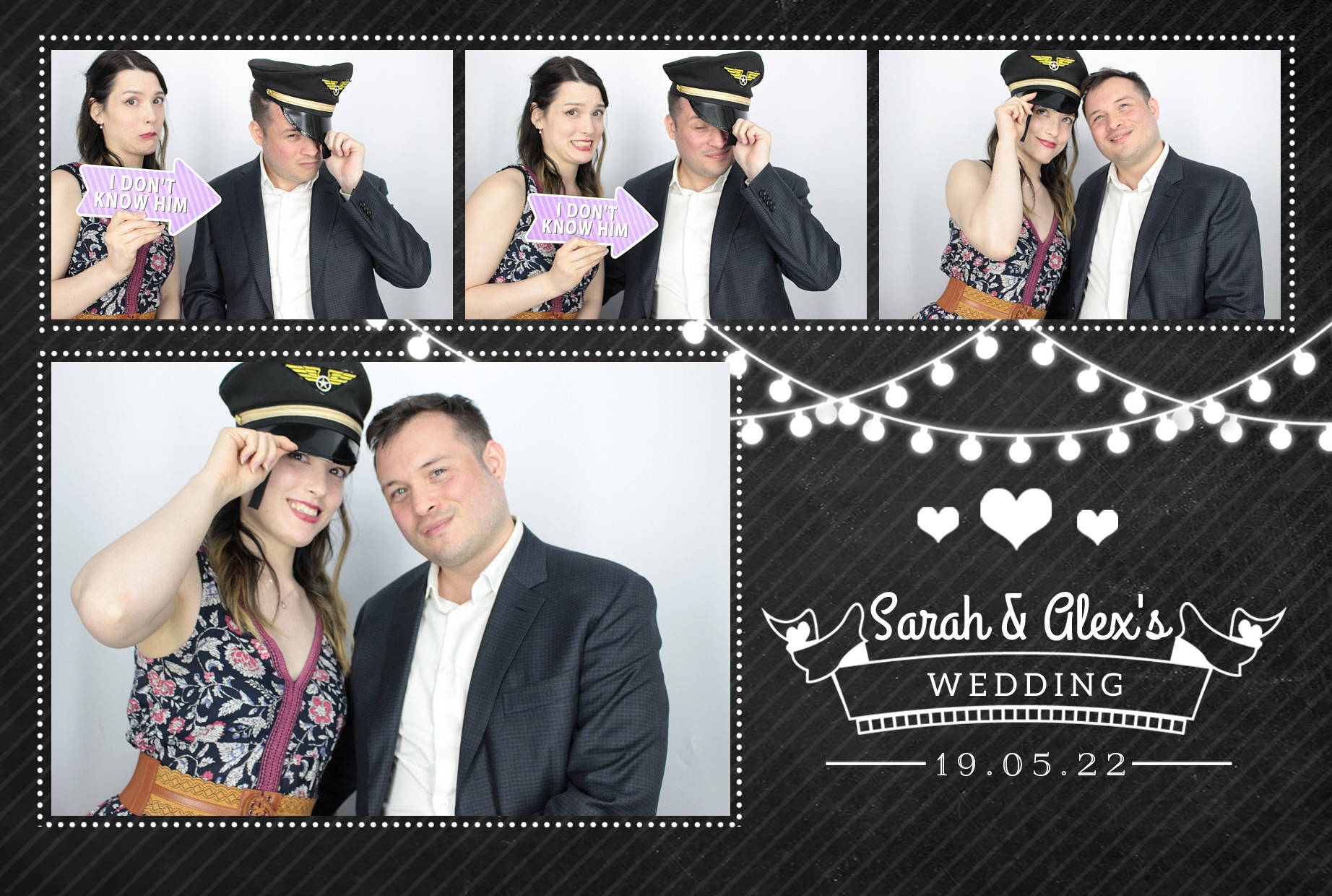 Sarah & Alex's Wedding  | View more photos from the event at gallery.myphotoboothexperience.co.uk/u/MyPhotoBoothExperienceLtd/Sarah-Alexs-Wedding