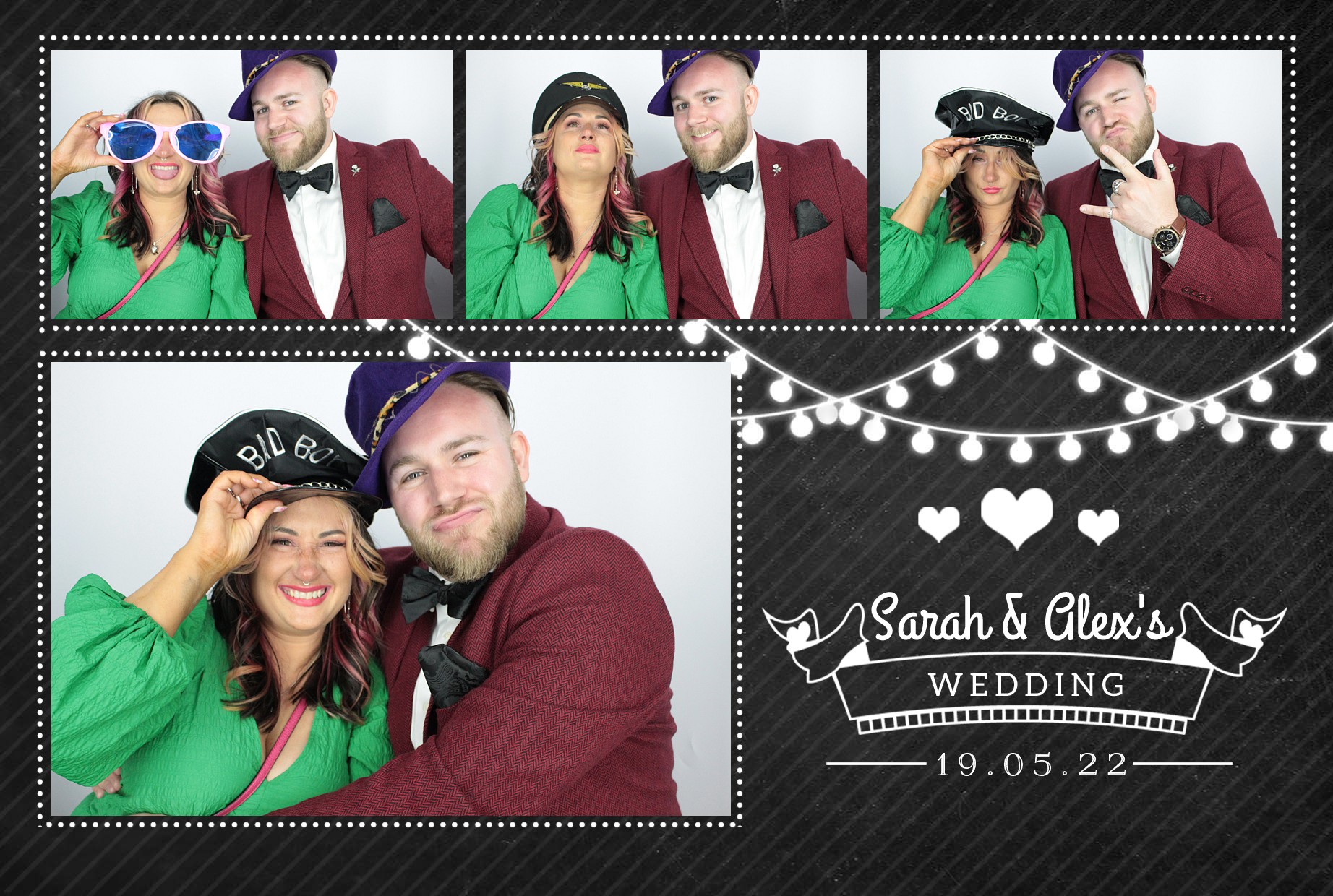 Sarah & Alex's Wedding  | View more photos from the event at gallery.myphotoboothexperience.co.uk/u/MyPhotoBoothExperienceLtd/Sarah-Alexs-Wedding
