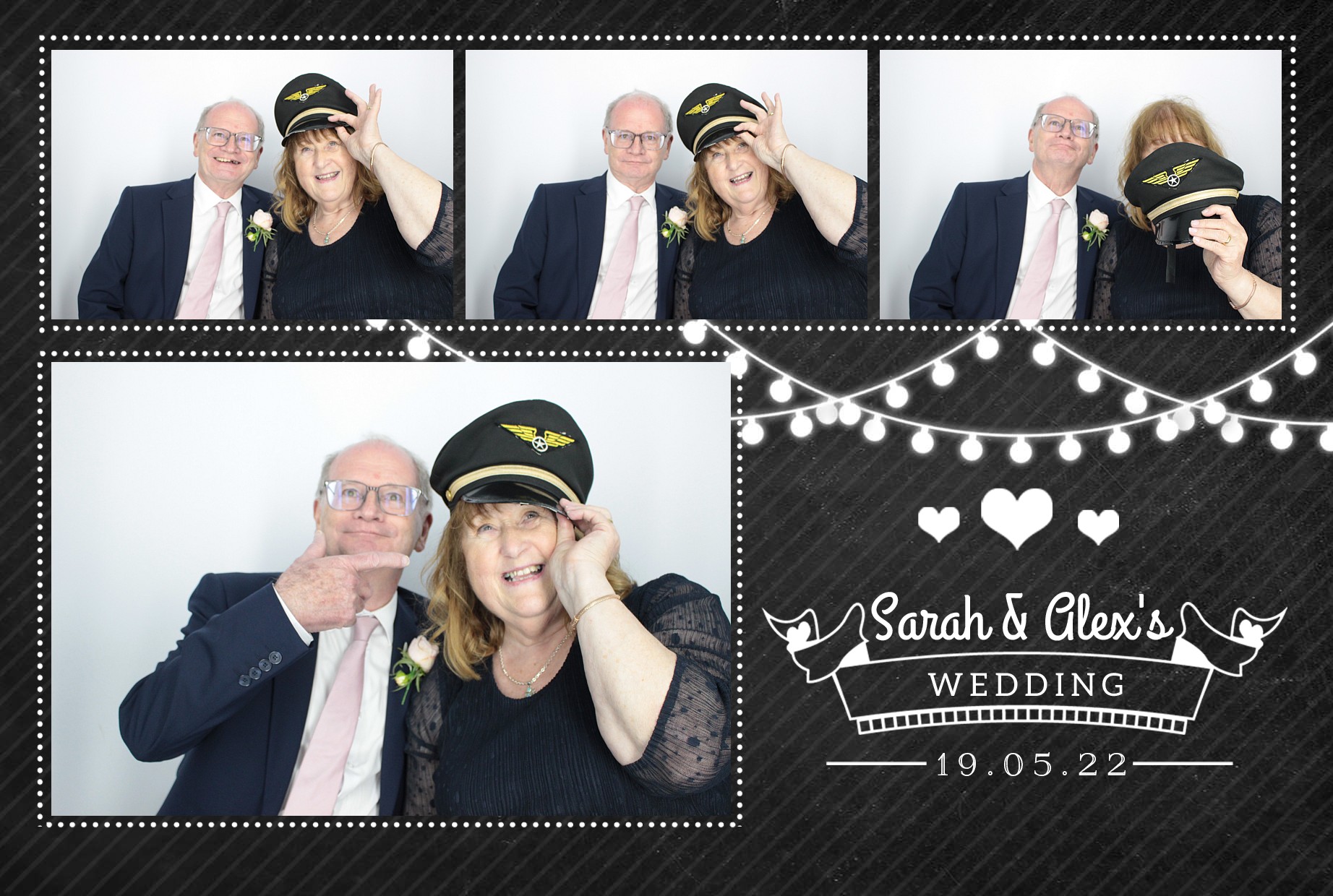 Sarah & Alex's Wedding  | View more photos from the event at gallery.myphotoboothexperience.co.uk/u/MyPhotoBoothExperienceLtd/Sarah-Alexs-Wedding