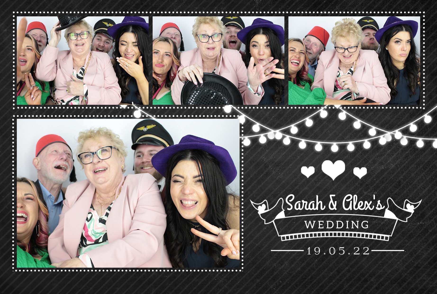 Sarah & Alex's Wedding  | View more photos from the event at gallery.myphotoboothexperience.co.uk/u/MyPhotoBoothExperienceLtd/Sarah-Alexs-Wedding