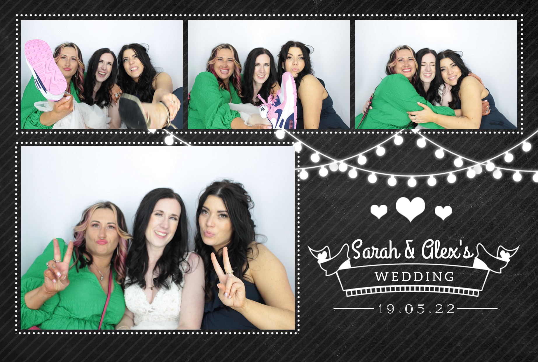 Sarah & Alex's Wedding  | View more photos from the event at gallery.myphotoboothexperience.co.uk/u/MyPhotoBoothExperienceLtd/Sarah-Alexs-Wedding