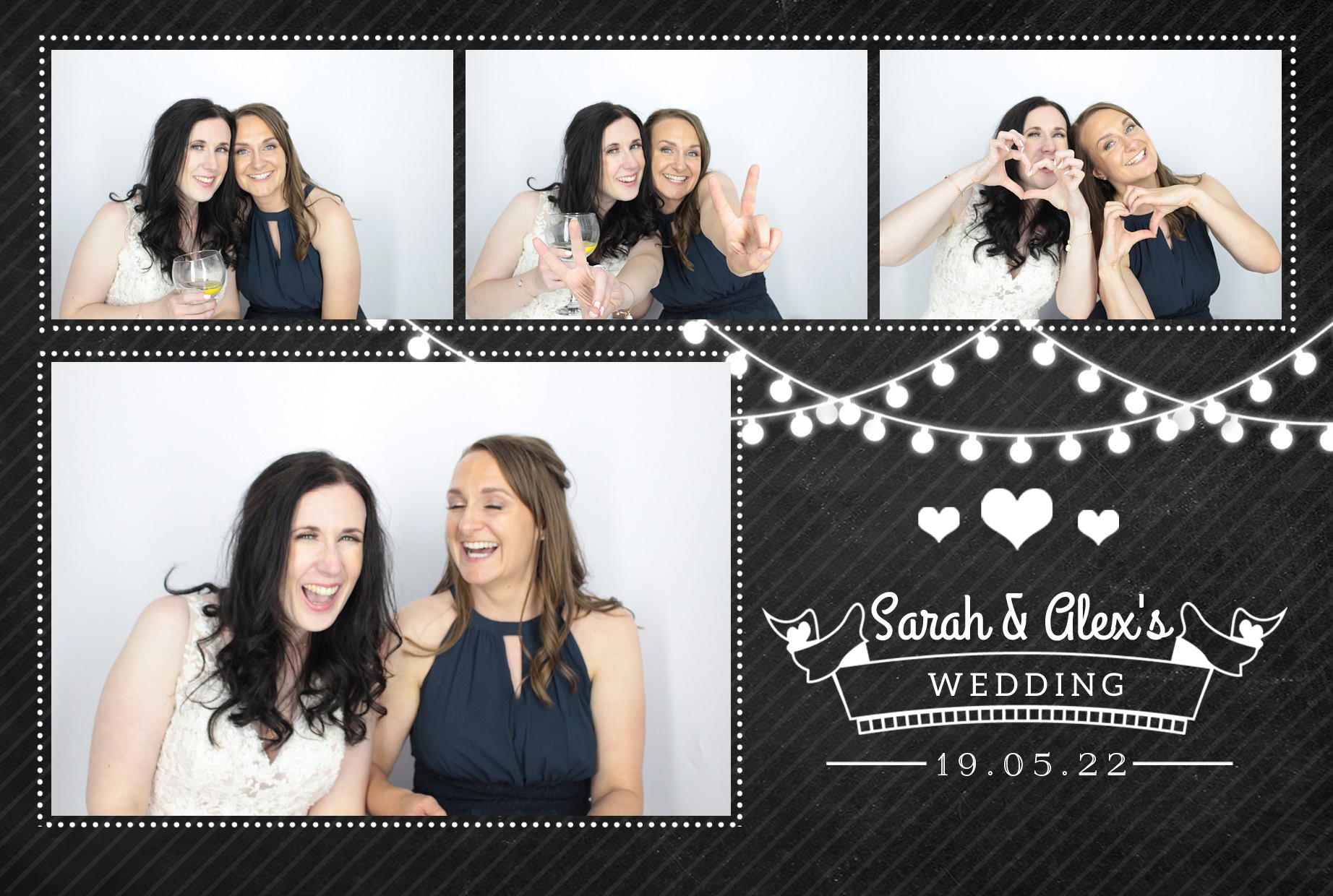 Sarah & Alex's Wedding  | View more photos from the event at gallery.myphotoboothexperience.co.uk/u/MyPhotoBoothExperienceLtd/Sarah-Alexs-Wedding