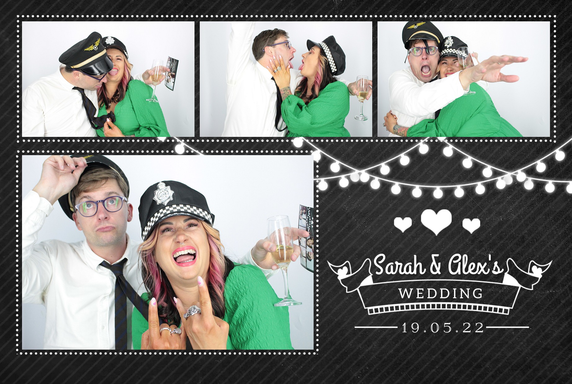 Sarah & Alex's Wedding  | View more photos from the event at gallery.myphotoboothexperience.co.uk/u/MyPhotoBoothExperienceLtd/Sarah-Alexs-Wedding