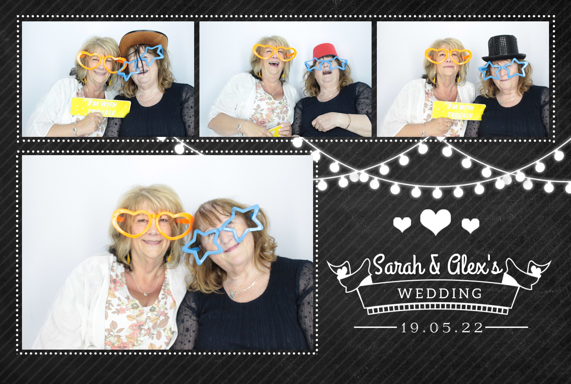 Sarah & Alex's Wedding  | View more photos from the event at gallery.myphotoboothexperience.co.uk/u/MyPhotoBoothExperienceLtd/Sarah-Alexs-Wedding
