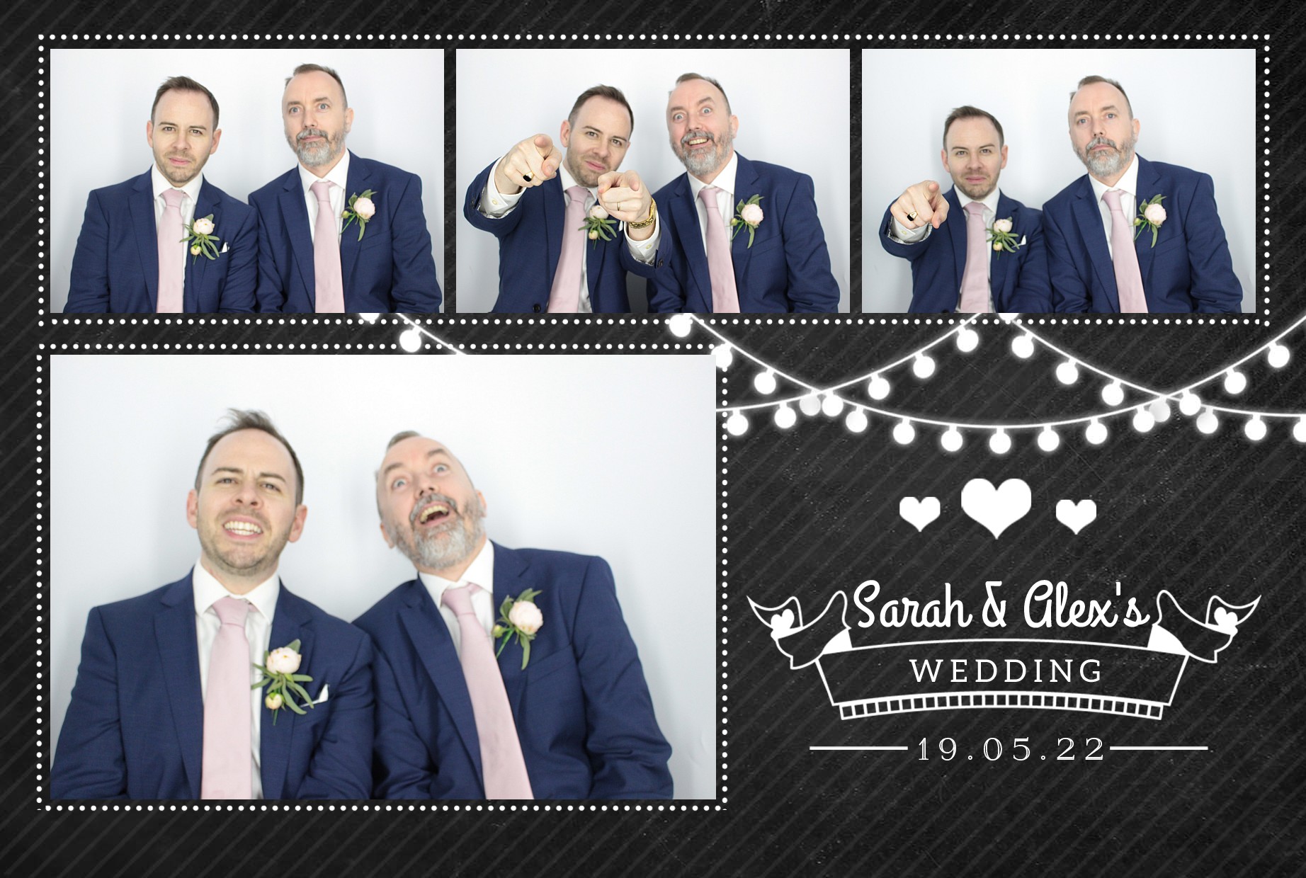 Sarah & Alex's Wedding  | View more photos from the event at gallery.myphotoboothexperience.co.uk/u/MyPhotoBoothExperienceLtd/Sarah-Alexs-Wedding