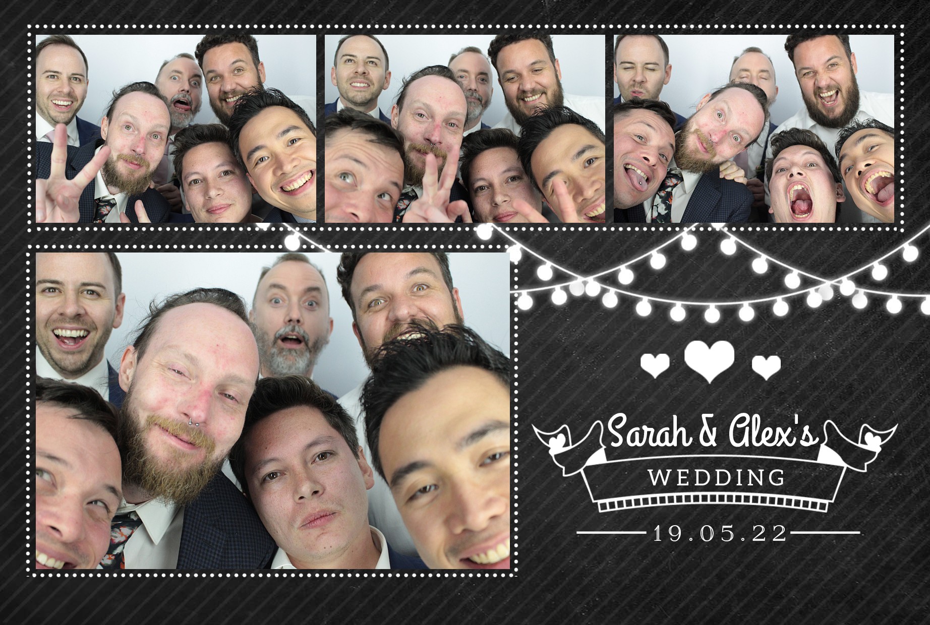 Sarah & Alex's Wedding  | View more photos from the event at gallery.myphotoboothexperience.co.uk/u/MyPhotoBoothExperienceLtd/Sarah-Alexs-Wedding