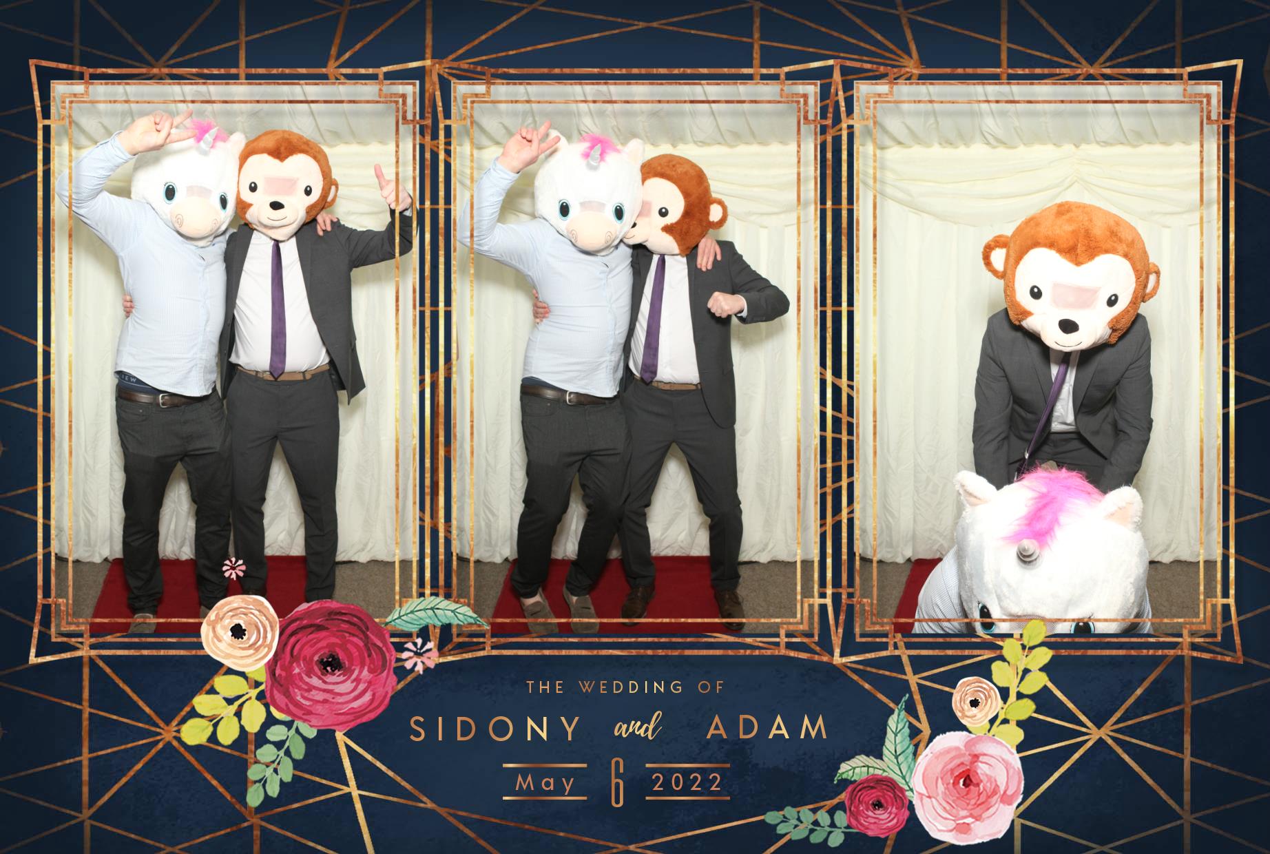 Sidony & Adam's Wedding  | View more photos from the event at gallery.myphotoboothexperience.co.uk/u/MyPhotoBoothExperienceLtd/Sidony-Adams-Wedding