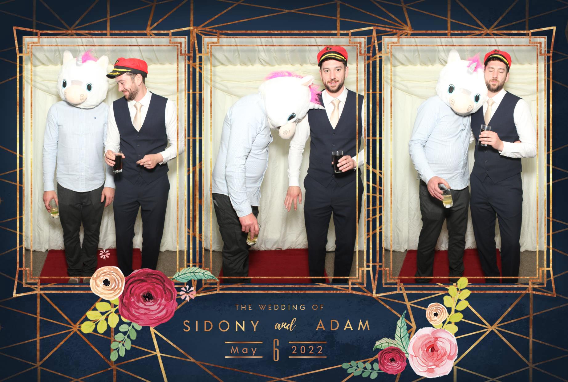 Sidony & Adam's Wedding  | View more photos from the event at gallery.myphotoboothexperience.co.uk/u/MyPhotoBoothExperienceLtd/Sidony-Adams-Wedding