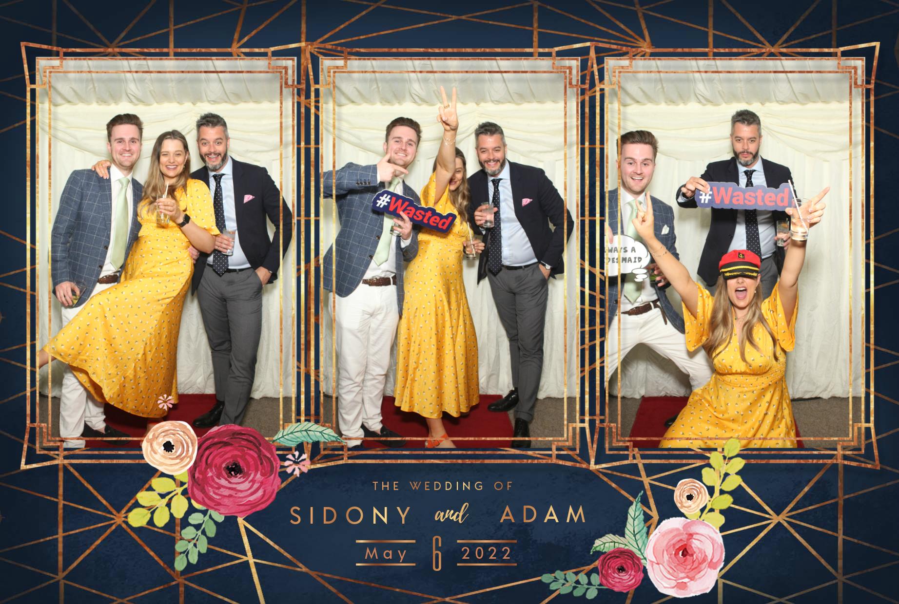 Sidony & Adam's Wedding  | View more photos from the event at gallery.myphotoboothexperience.co.uk/u/MyPhotoBoothExperienceLtd/Sidony-Adams-Wedding