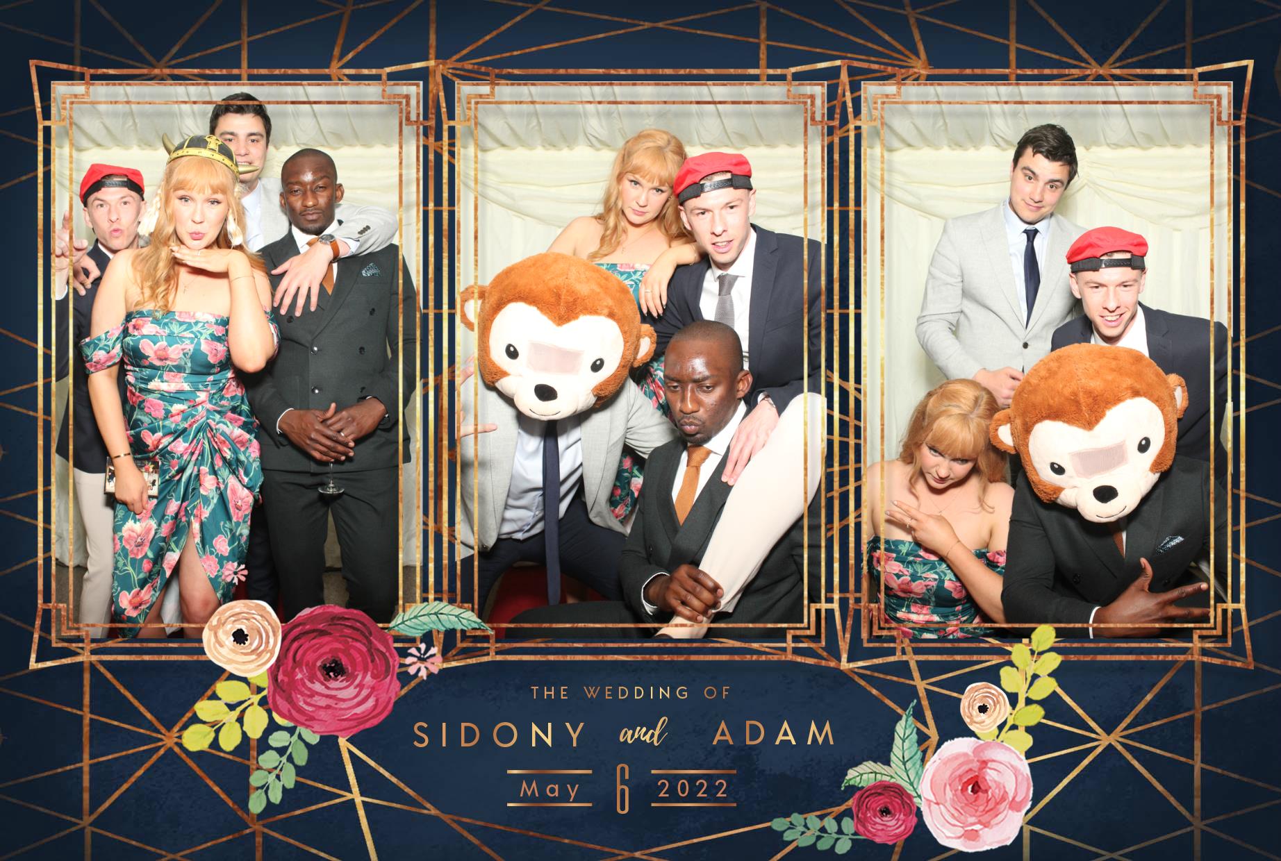 Sidony & Adam's Wedding  | View more photos from the event at gallery.myphotoboothexperience.co.uk/u/MyPhotoBoothExperienceLtd/Sidony-Adams-Wedding