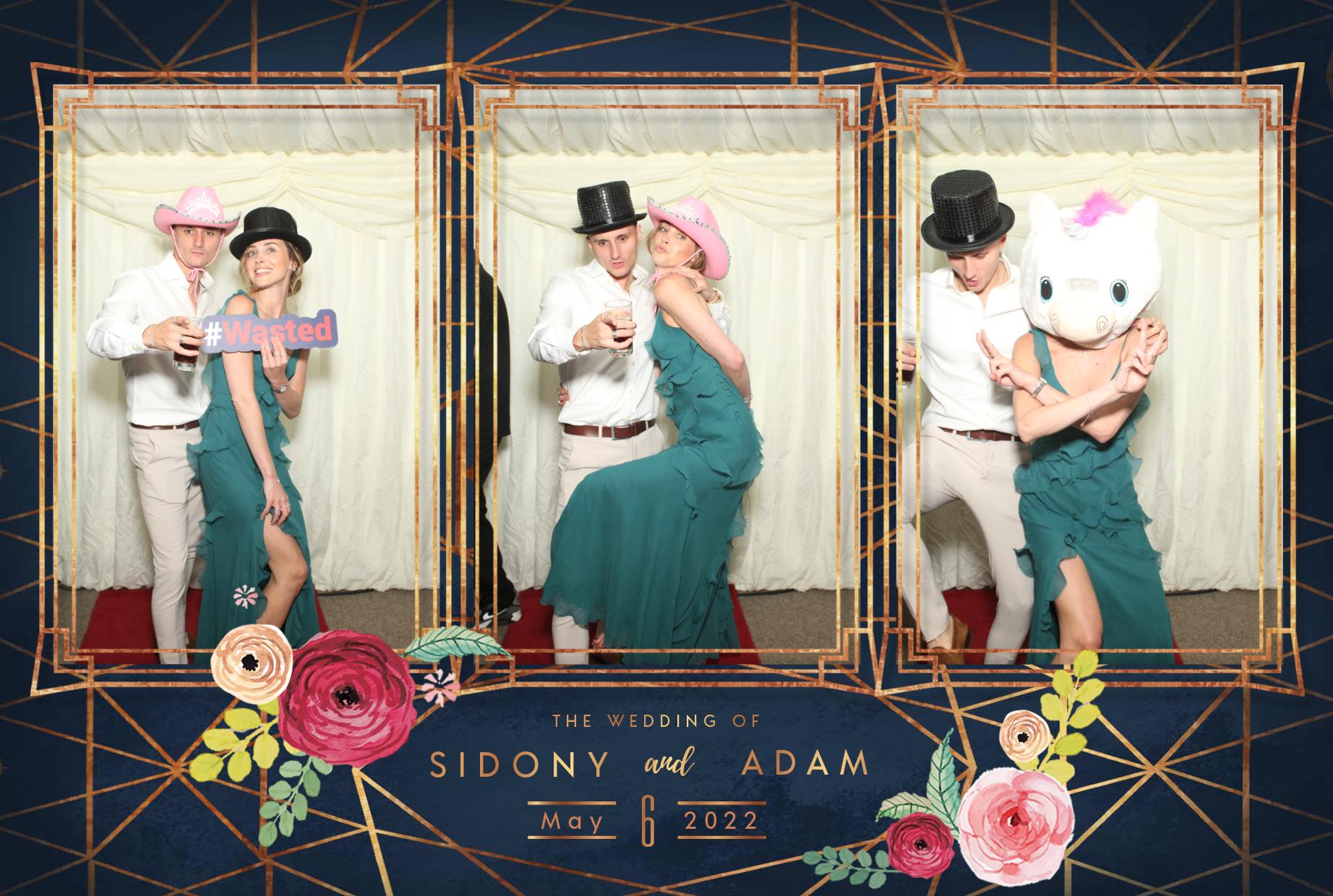 Sidony & Adam's Wedding  | View more photos from the event at gallery.myphotoboothexperience.co.uk/u/MyPhotoBoothExperienceLtd/Sidony-Adams-Wedding