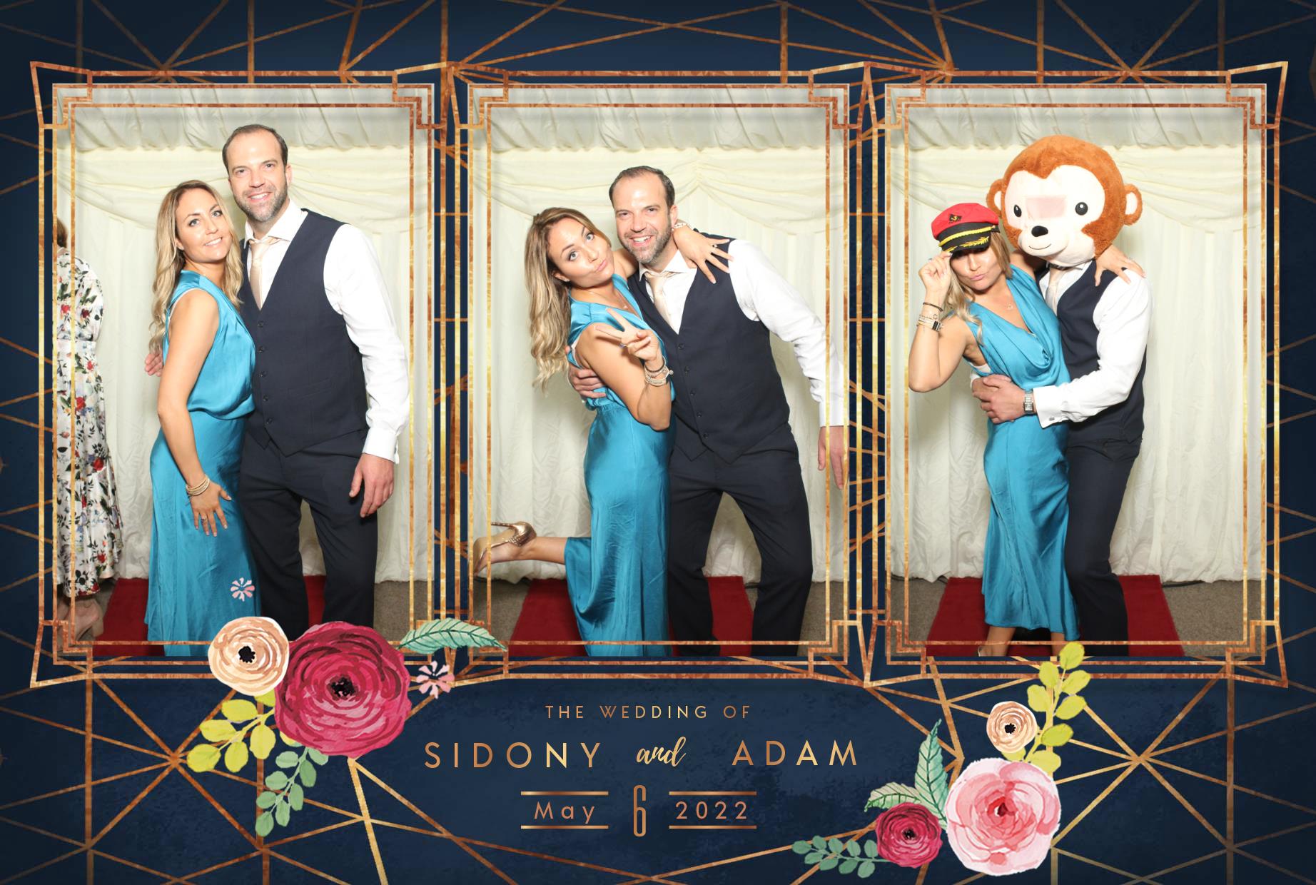 Sidony & Adam's Wedding  | View more photos from the event at gallery.myphotoboothexperience.co.uk/u/MyPhotoBoothExperienceLtd/Sidony-Adams-Wedding