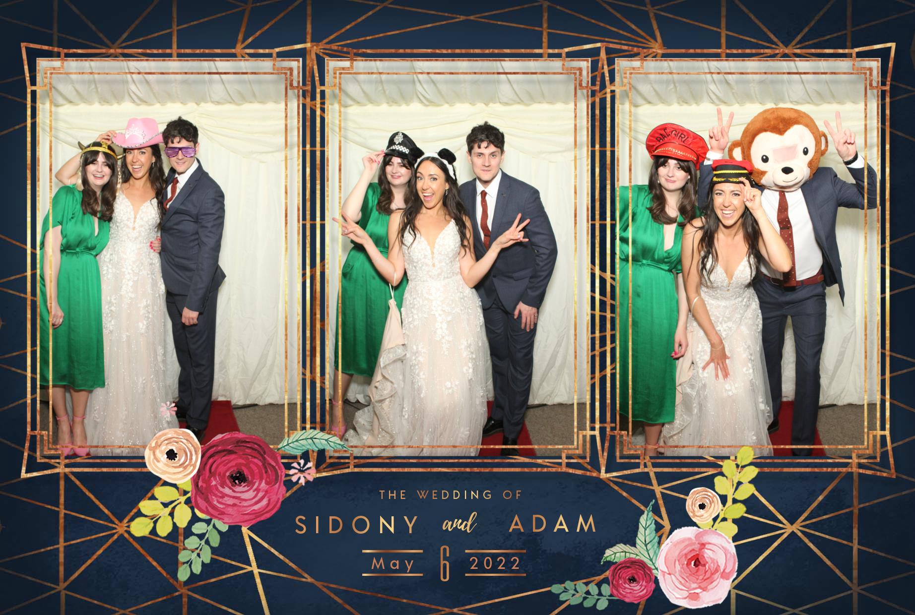 Sidony & Adam's Wedding  | View more photos from the event at gallery.myphotoboothexperience.co.uk/u/MyPhotoBoothExperienceLtd/Sidony-Adams-Wedding