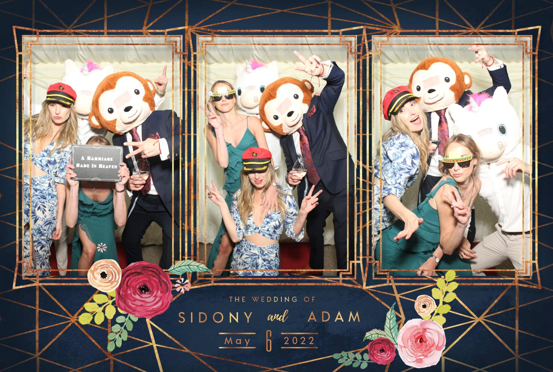 Sidony & Adam's Wedding  | View more photos from the event at gallery.myphotoboothexperience.co.uk/u/MyPhotoBoothExperienceLtd/Sidony-Adams-Wedding