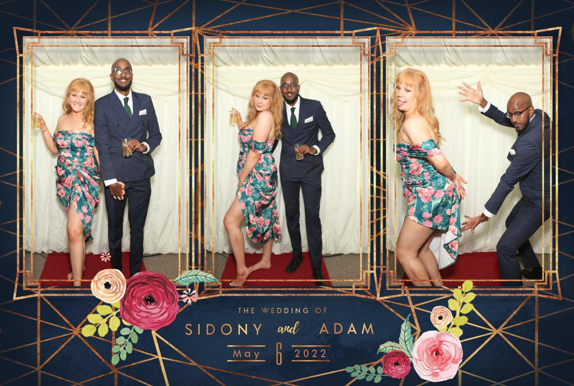 Sidony & Adam's Wedding  | View more photos from the event at gallery.myphotoboothexperience.co.uk/u/MyPhotoBoothExperienceLtd/Sidony-Adams-Wedding