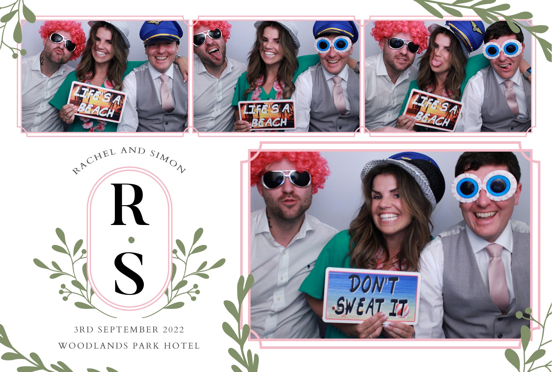 Simon & Rachel's Wedding  | View more photos from the event at gallery.myphotoboothexperience.co.uk/u/MyPhotoBoothExperienceLtd/Simon-Rachels-Wedding
