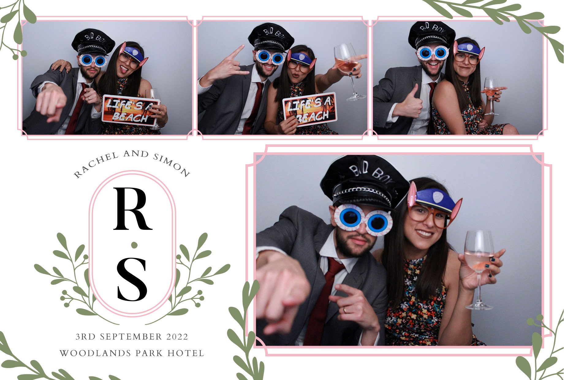 Simon & Rachel's Wedding  | View more photos from the event at gallery.myphotoboothexperience.co.uk/u/MyPhotoBoothExperienceLtd/Simon-Rachels-Wedding
