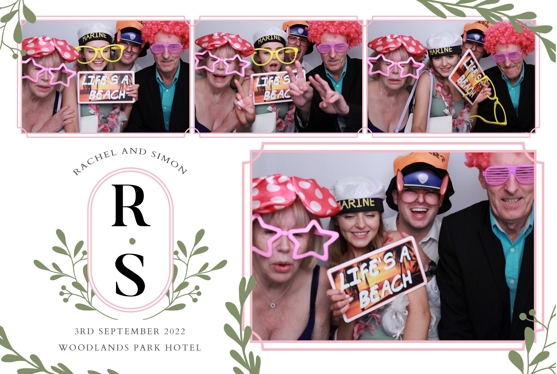 Simon & Rachel's Wedding  | View more photos from the event at gallery.myphotoboothexperience.co.uk/u/MyPhotoBoothExperienceLtd/Simon-Rachels-Wedding