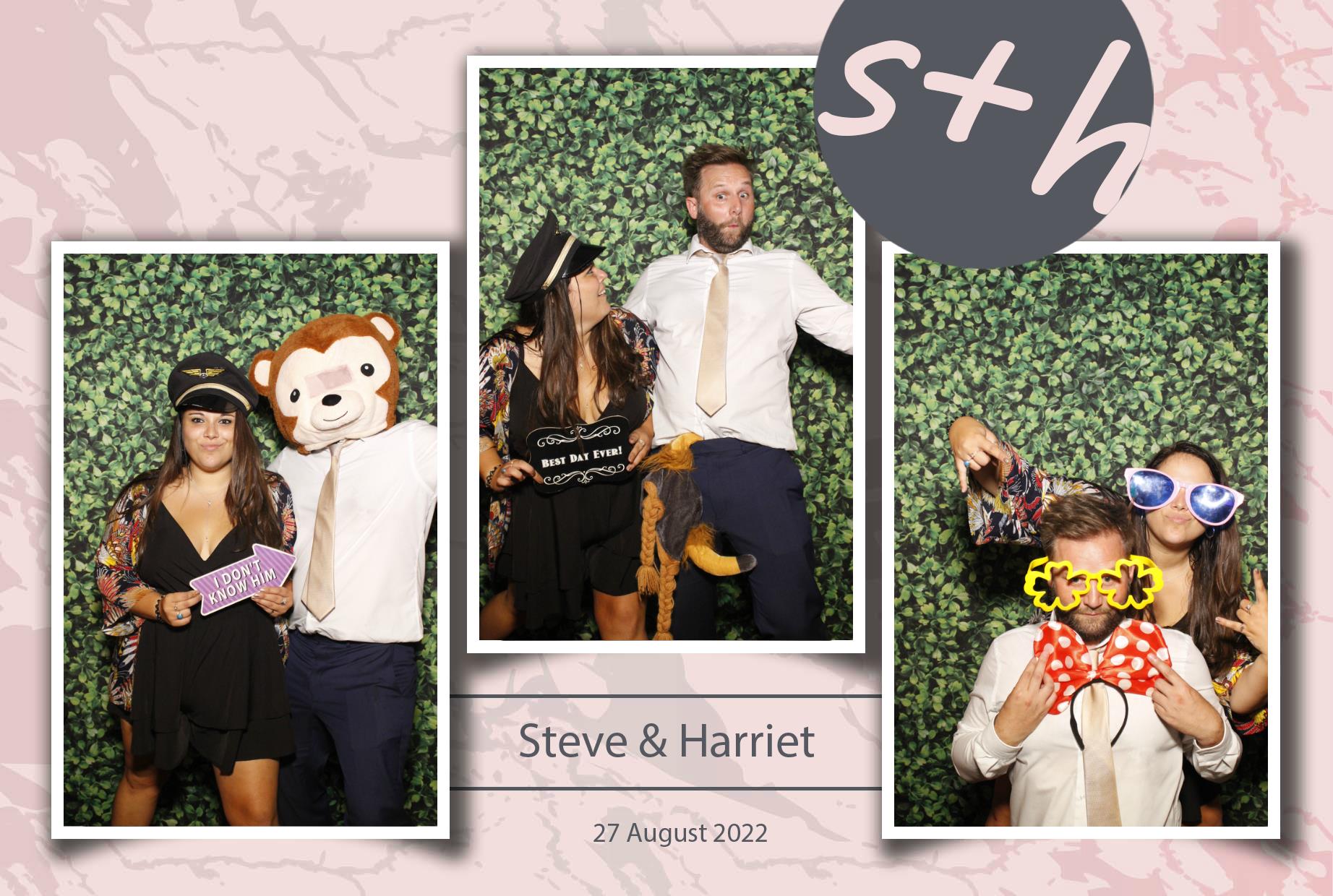 Steve & Harriet's Wedding  | View more photos from the event at gallery.myphotoboothexperience.co.uk/u/MyPhotoBoothExperienceLtd/Steve-Harriets-Wedding