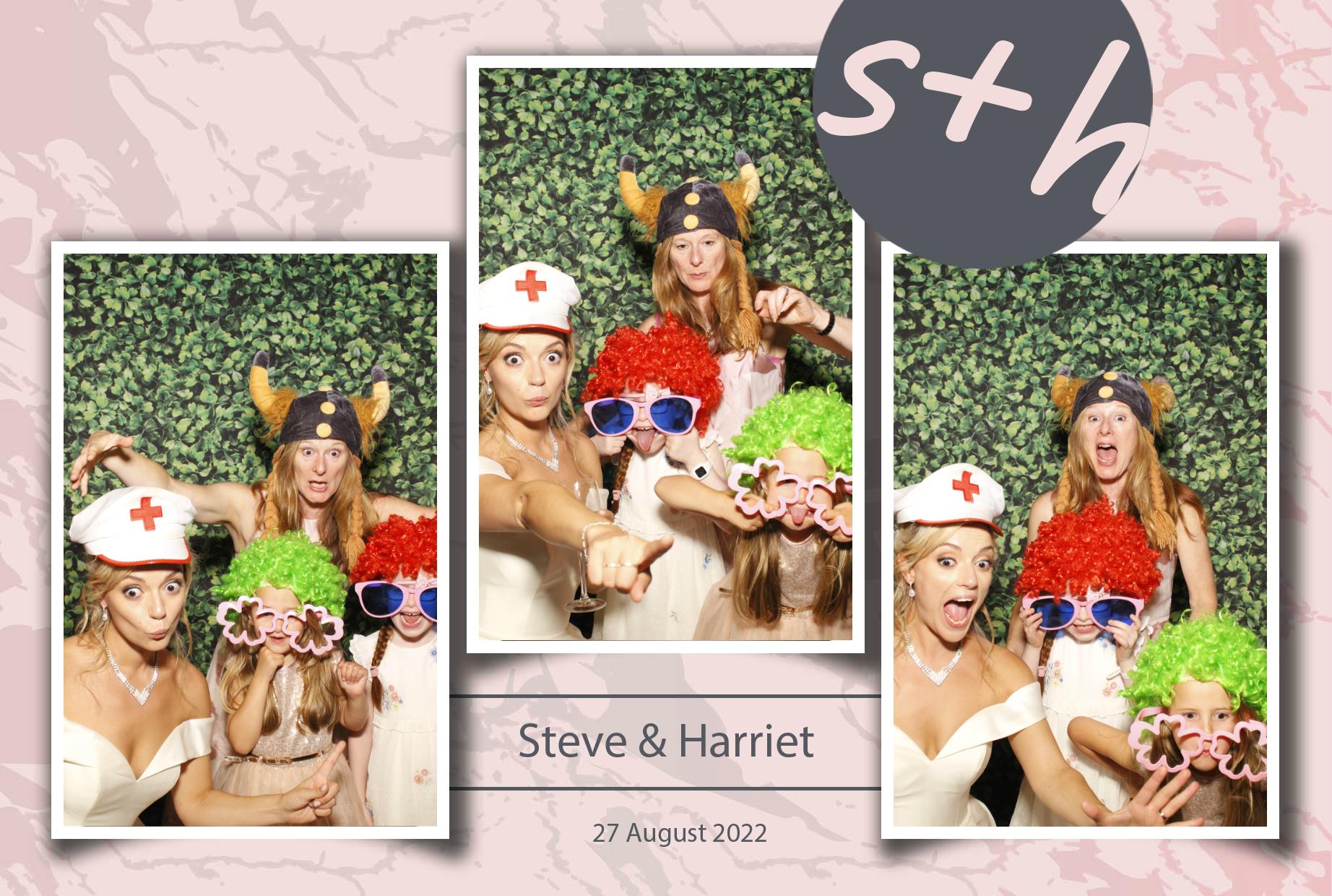 Steve & Harriet's Wedding  | View more photos from the event at gallery.myphotoboothexperience.co.uk/u/MyPhotoBoothExperienceLtd/Steve-Harriets-Wedding