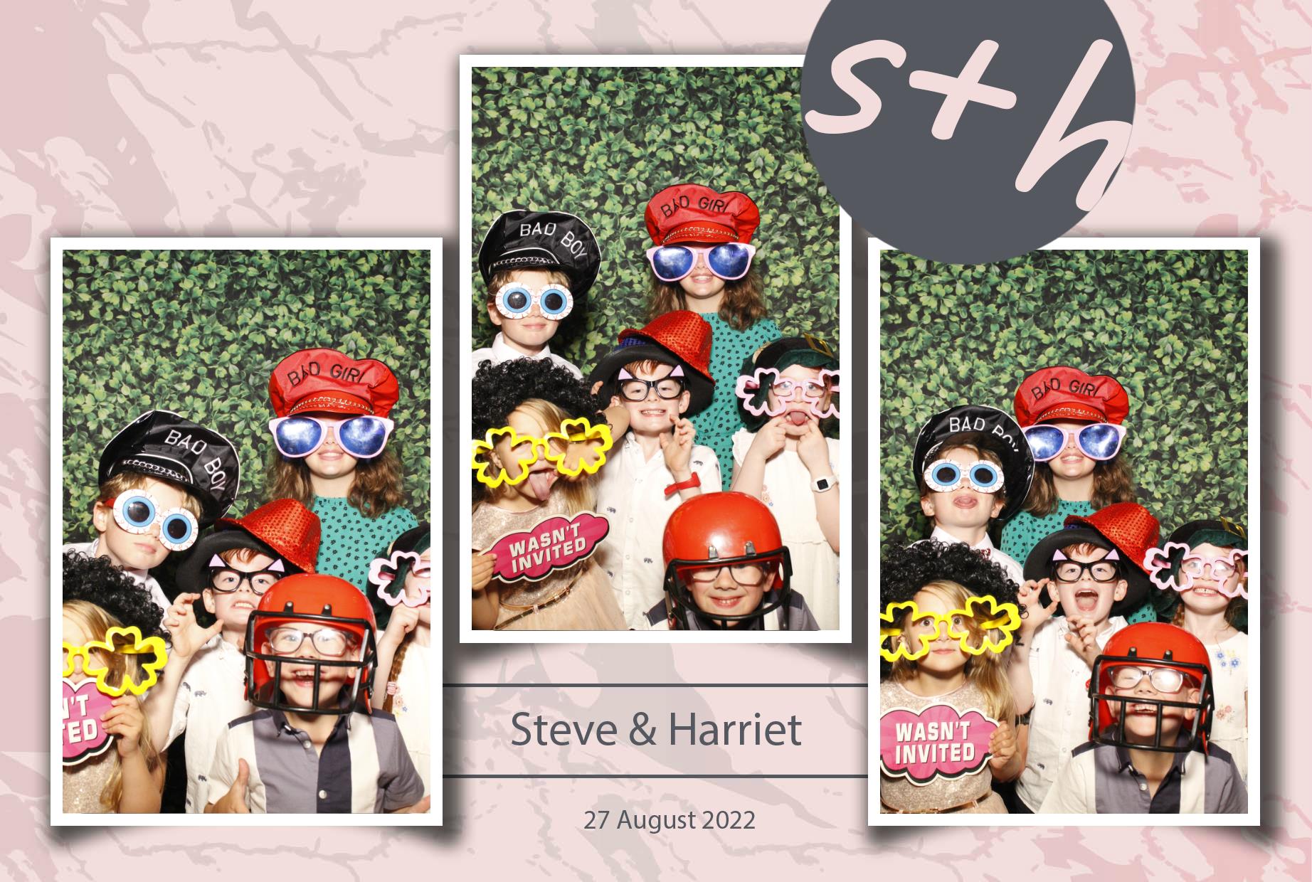 Steve & Harriet's Wedding  | View more photos from the event at gallery.myphotoboothexperience.co.uk/u/MyPhotoBoothExperienceLtd/Steve-Harriets-Wedding