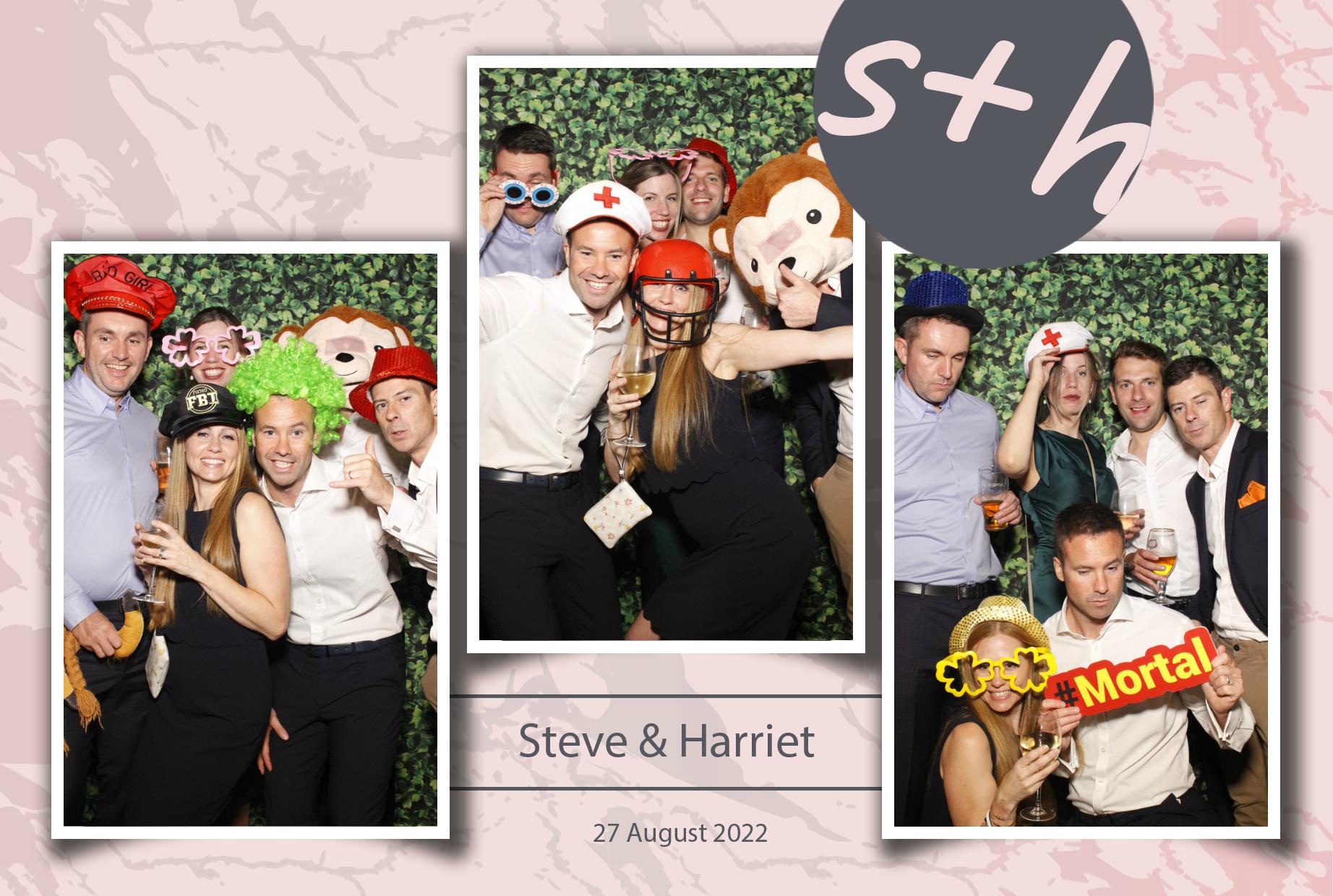 Steve & Harriet's Wedding  | View more photos from the event at gallery.myphotoboothexperience.co.uk/u/MyPhotoBoothExperienceLtd/Steve-Harriets-Wedding