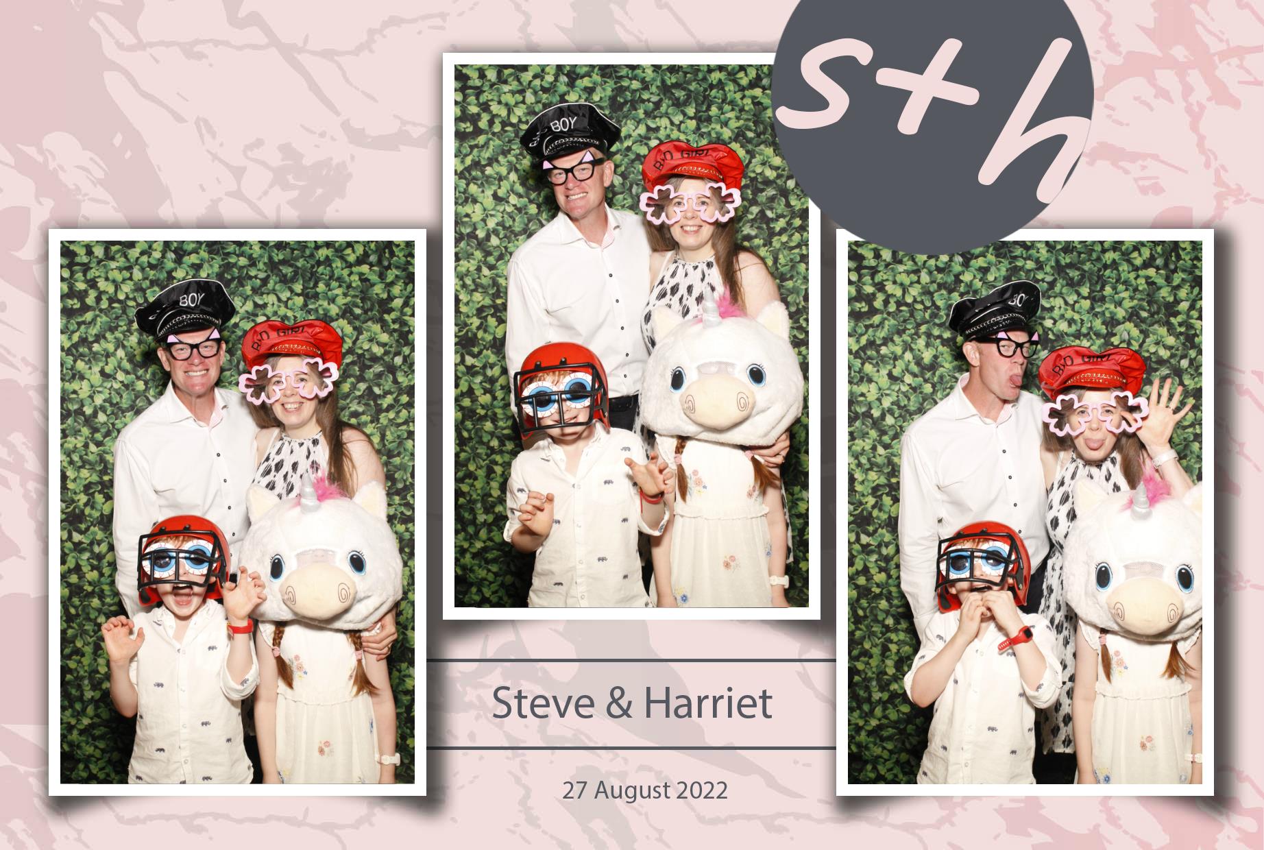 Steve & Harriet's Wedding  | View more photos from the event at gallery.myphotoboothexperience.co.uk/u/MyPhotoBoothExperienceLtd/Steve-Harriets-Wedding