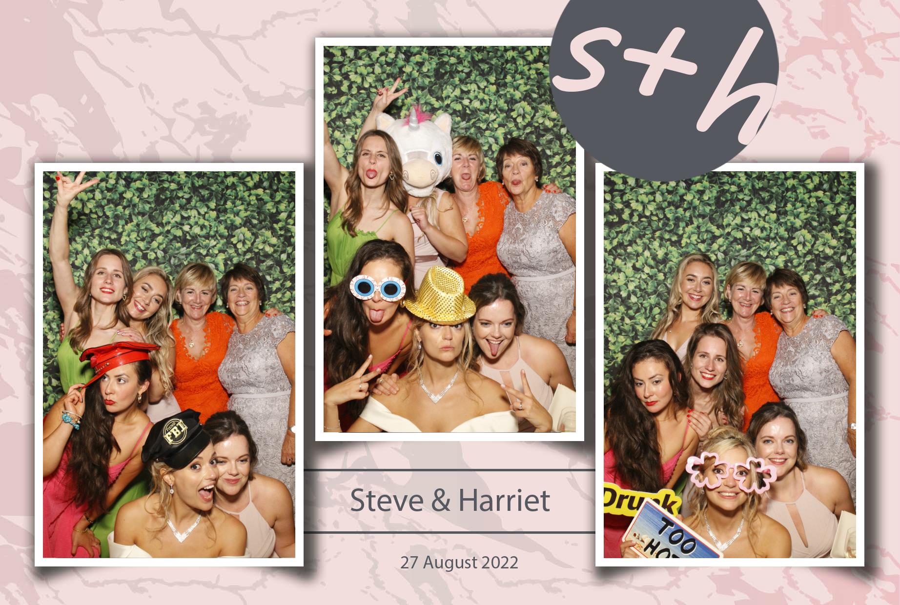 Steve & Harriet's Wedding  | View more photos from the event at gallery.myphotoboothexperience.co.uk/u/MyPhotoBoothExperienceLtd/Steve-Harriets-Wedding