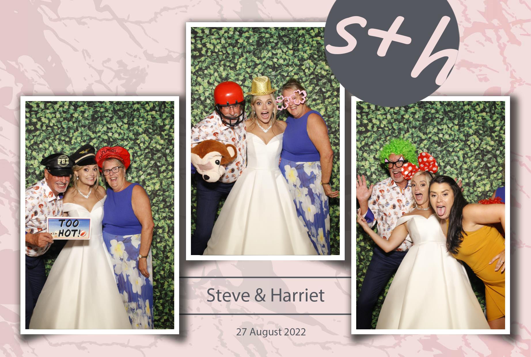 Steve & Harriet's Wedding  | View more photos from the event at gallery.myphotoboothexperience.co.uk/u/MyPhotoBoothExperienceLtd/Steve-Harriets-Wedding
