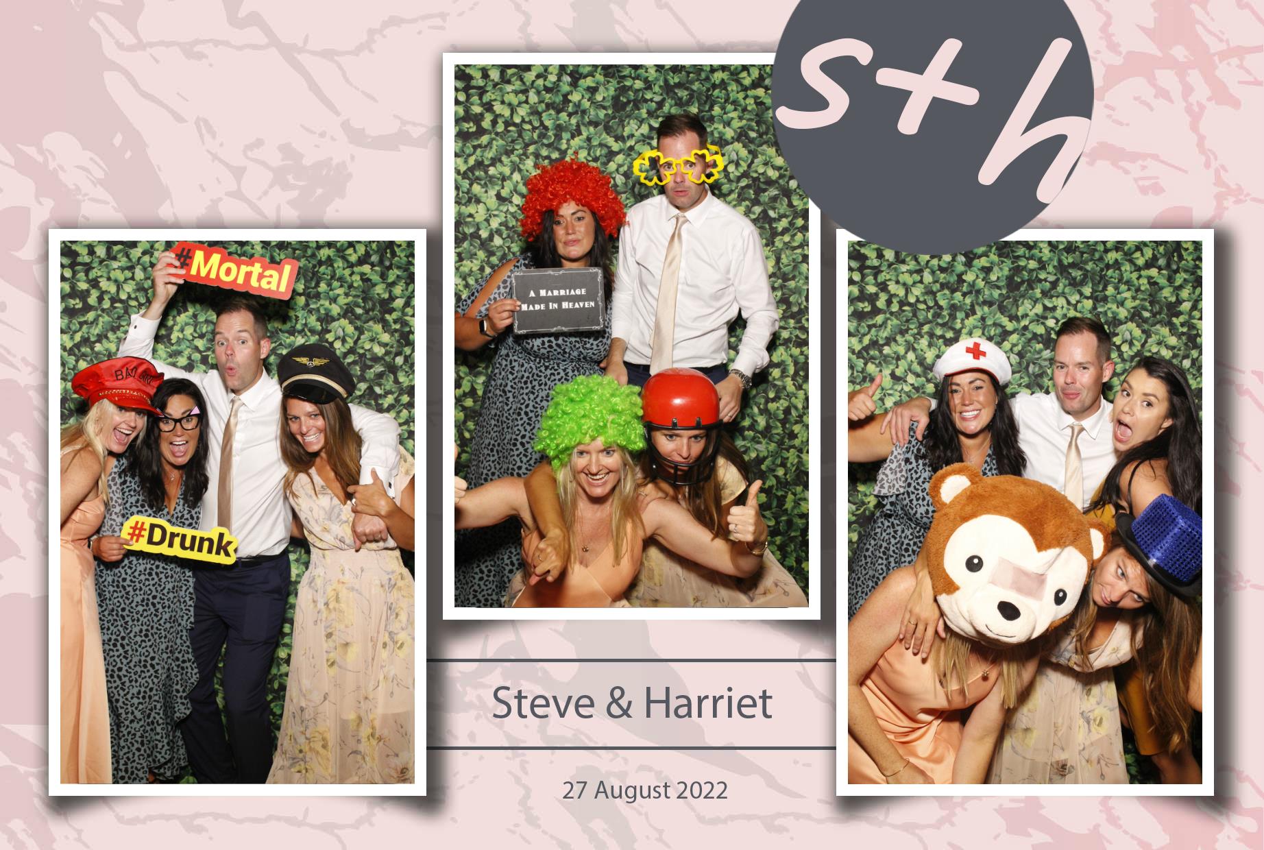 Steve & Harriet's Wedding  | View more photos from the event at gallery.myphotoboothexperience.co.uk/u/MyPhotoBoothExperienceLtd/Steve-Harriets-Wedding