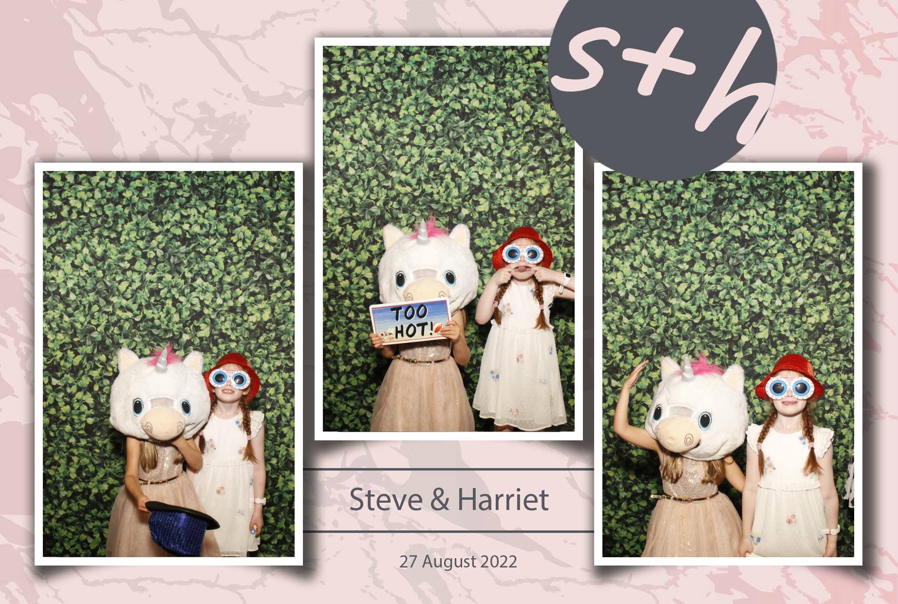 Steve & Harriet's Wedding  | View more photos from the event at gallery.myphotoboothexperience.co.uk/u/MyPhotoBoothExperienceLtd/Steve-Harriets-Wedding