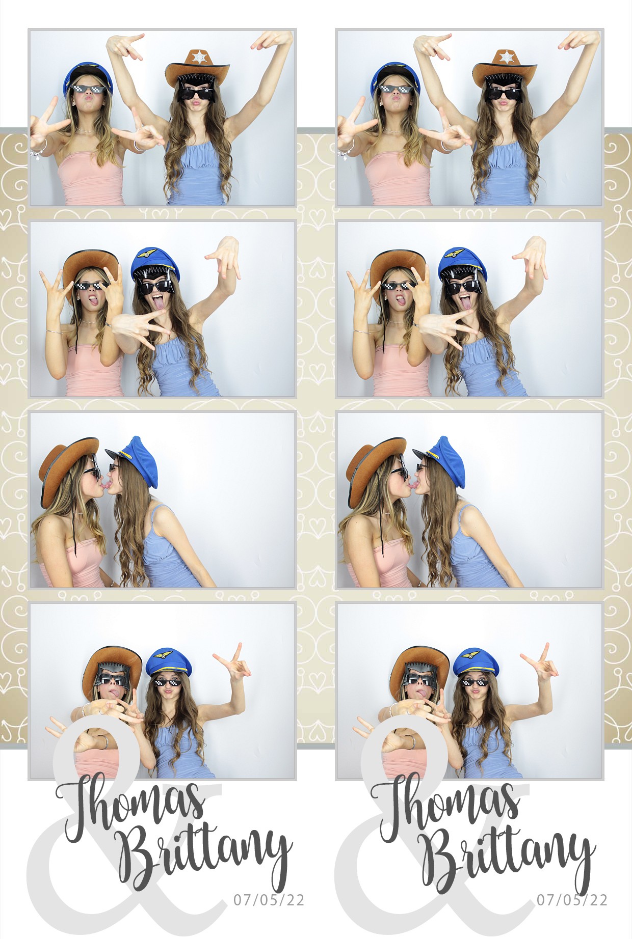Thomas & brittany's Wedding  | View more photos from the event at gallery.myphotoboothexperience.co.uk/u/MyPhotoBoothExperienceLtd/Thomas-brittanys-Wedding
