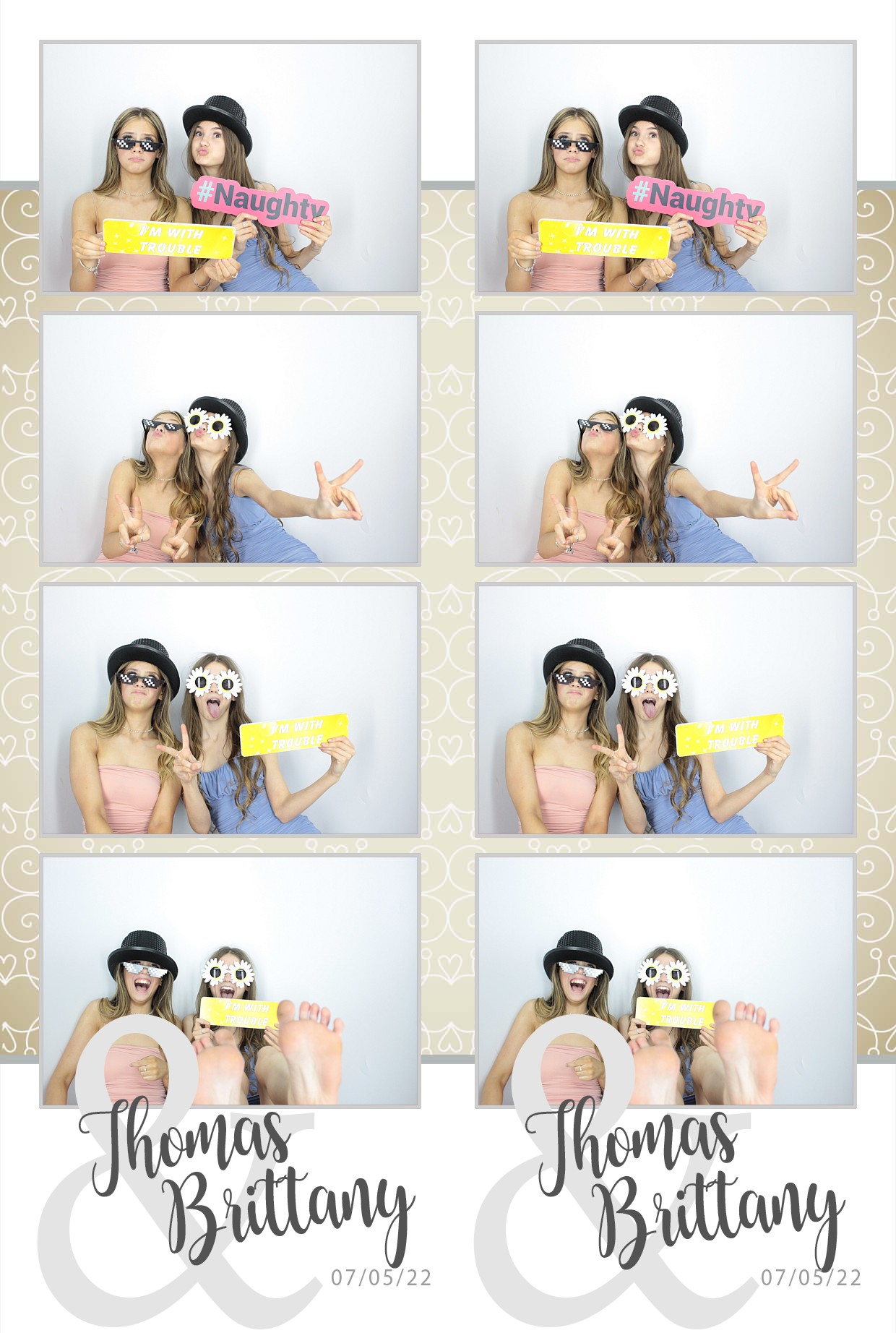 Thomas & brittany's Wedding  | View more photos from the event at gallery.myphotoboothexperience.co.uk/u/MyPhotoBoothExperienceLtd/Thomas-brittanys-Wedding