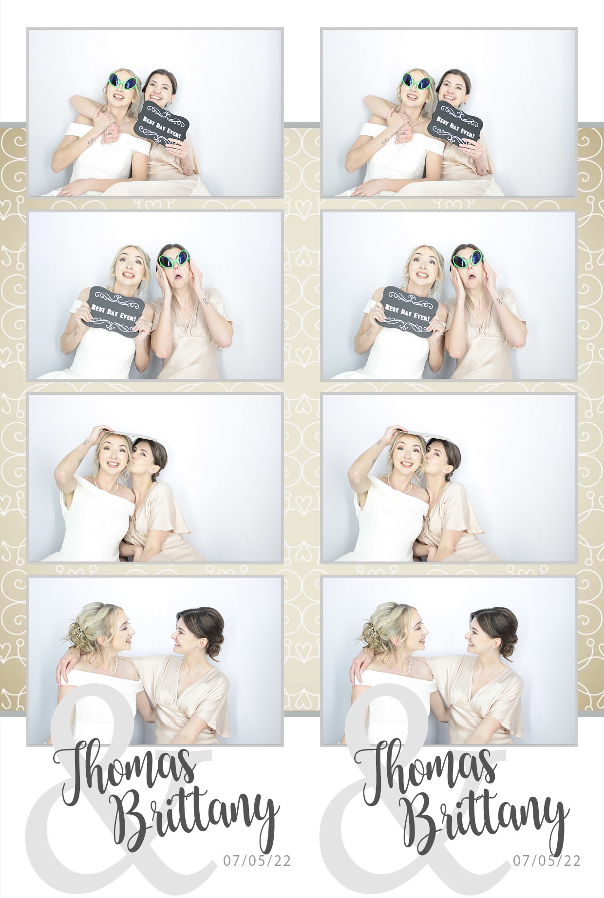 Thomas & brittany's Wedding  | View more photos from the event at gallery.myphotoboothexperience.co.uk/u/MyPhotoBoothExperienceLtd/Thomas-brittanys-Wedding