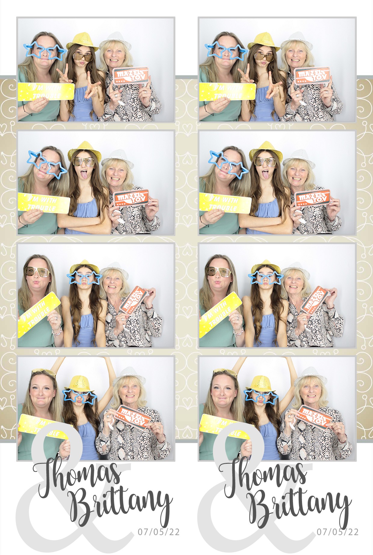 Thomas & brittany's Wedding  | View more photos from the event at gallery.myphotoboothexperience.co.uk/u/MyPhotoBoothExperienceLtd/Thomas-brittanys-Wedding