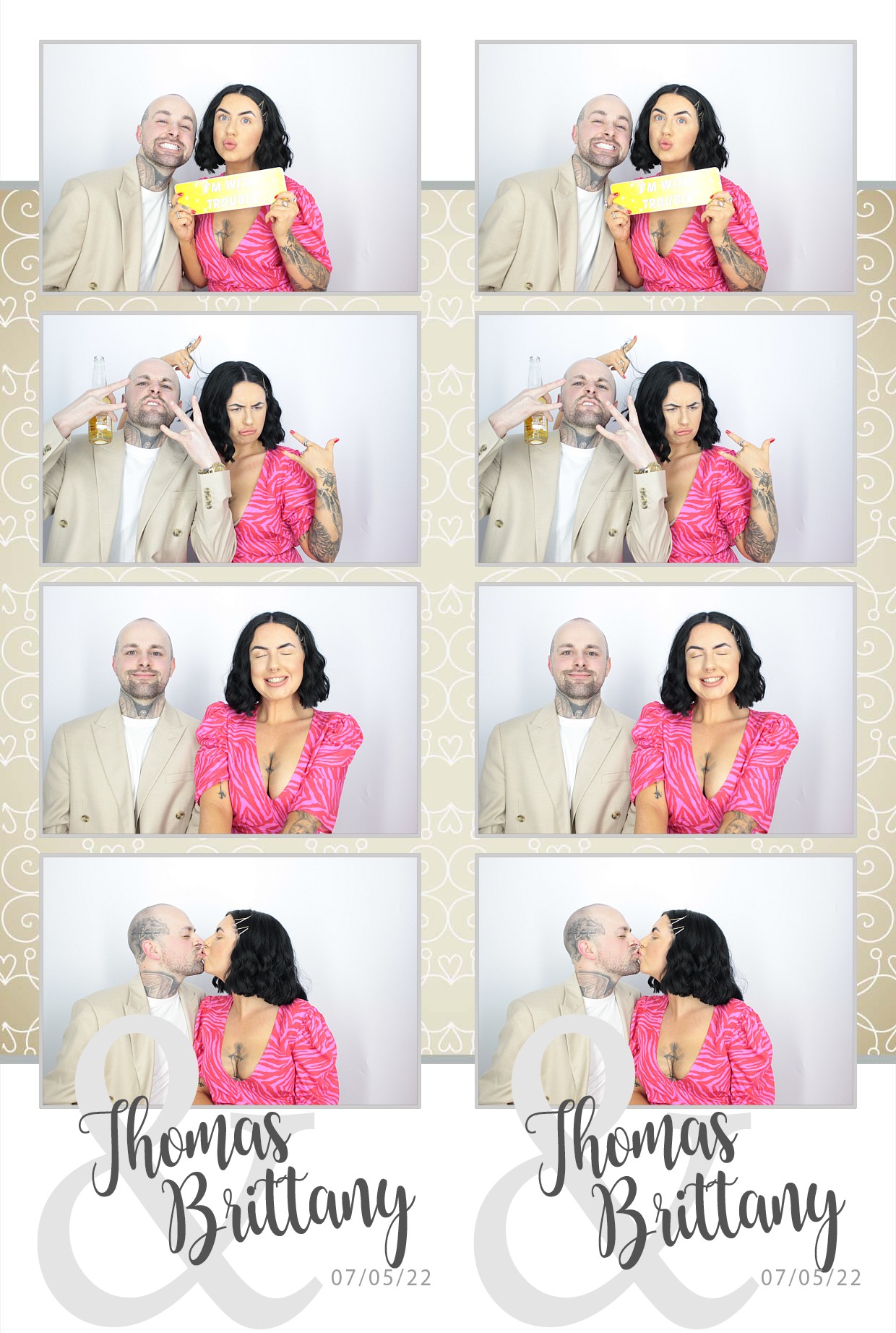 Thomas & brittany's Wedding  | View more photos from the event at gallery.myphotoboothexperience.co.uk/u/MyPhotoBoothExperienceLtd/Thomas-brittanys-Wedding