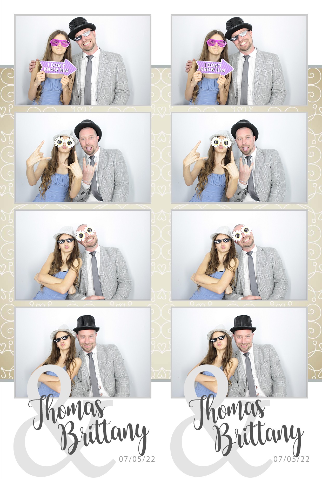 Thomas & brittany's Wedding  | View more photos from the event at gallery.myphotoboothexperience.co.uk/u/MyPhotoBoothExperienceLtd/Thomas-brittanys-Wedding