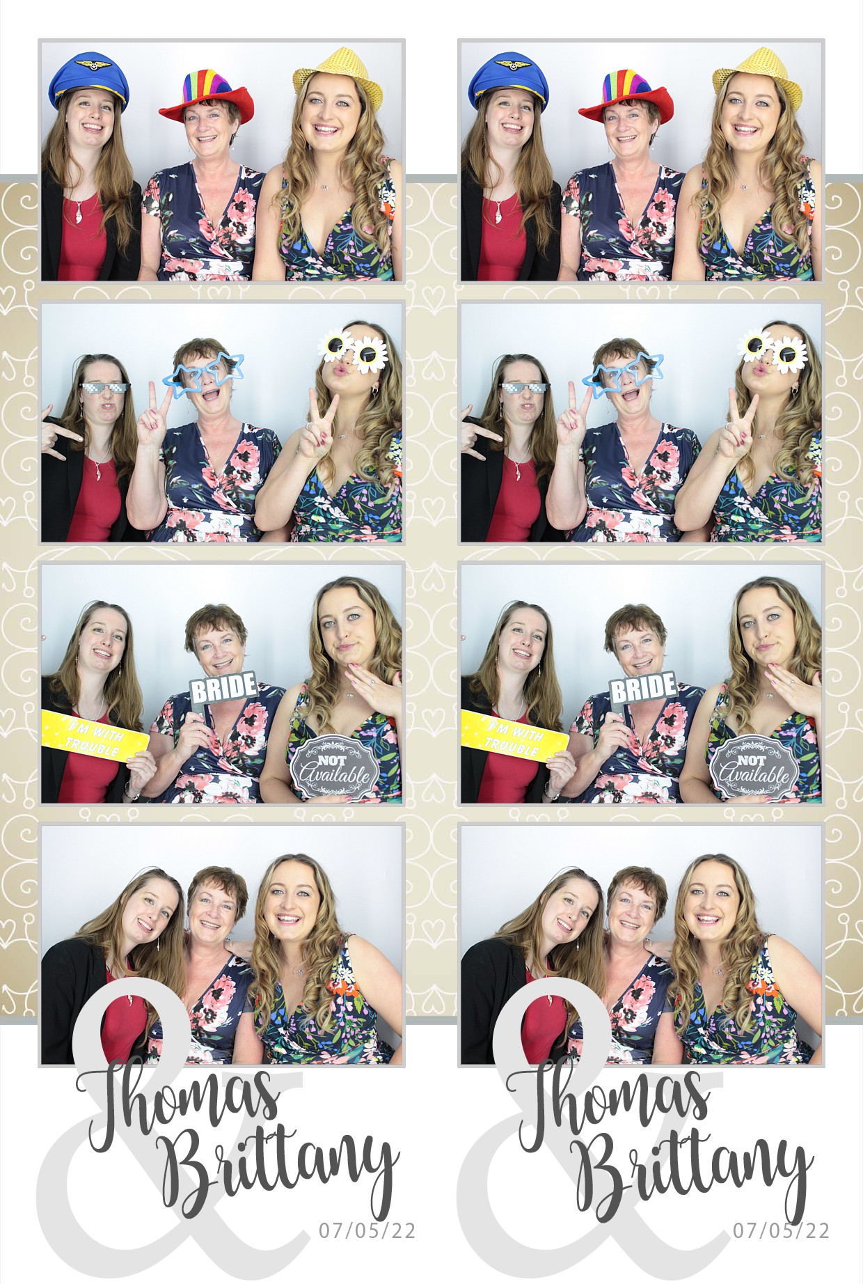 Thomas & brittany's Wedding  | View more photos from the event at gallery.myphotoboothexperience.co.uk/u/MyPhotoBoothExperienceLtd/Thomas-brittanys-Wedding