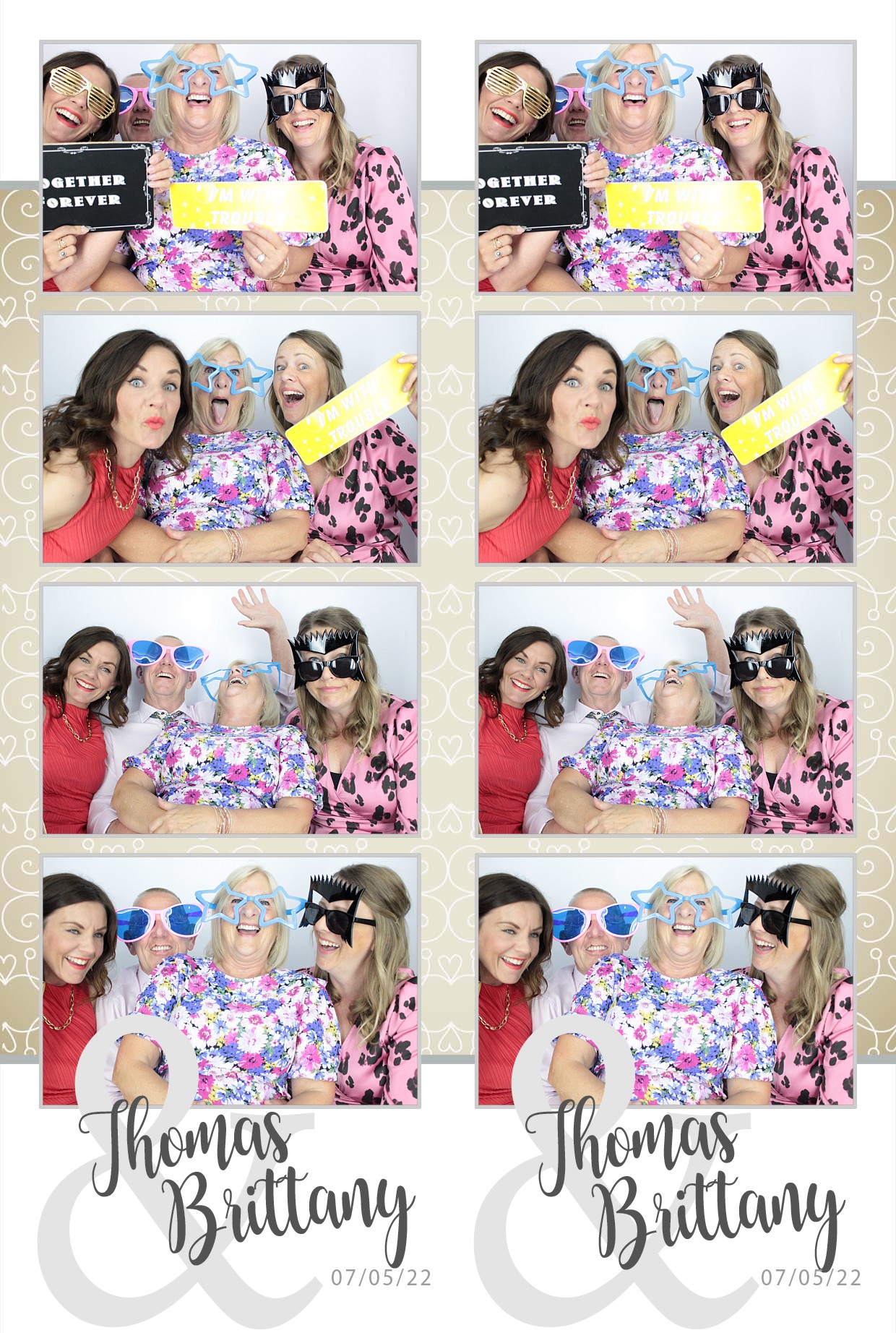 Thomas & brittany's Wedding  | View more photos from the event at gallery.myphotoboothexperience.co.uk/u/MyPhotoBoothExperienceLtd/Thomas-brittanys-Wedding