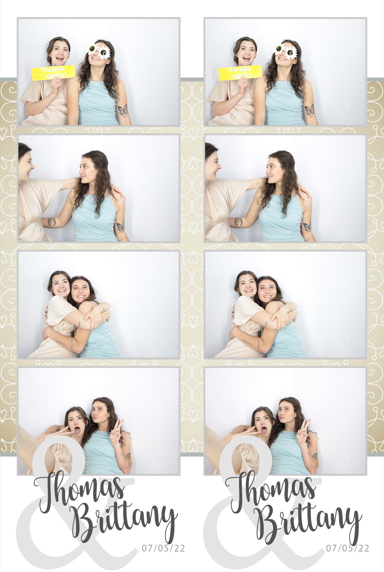Thomas & brittany's Wedding  | View more photos from the event at gallery.myphotoboothexperience.co.uk/u/MyPhotoBoothExperienceLtd/Thomas-brittanys-Wedding