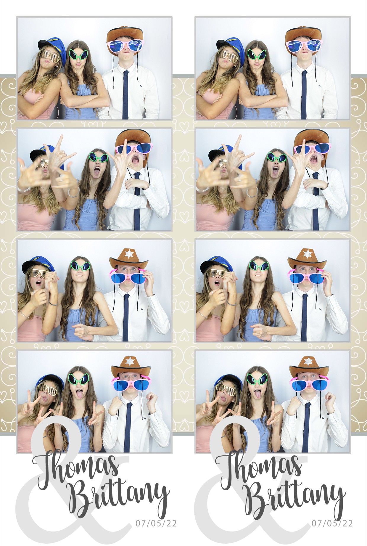 Thomas & brittany's Wedding  | View more photos from the event at gallery.myphotoboothexperience.co.uk/u/MyPhotoBoothExperienceLtd/Thomas-brittanys-Wedding